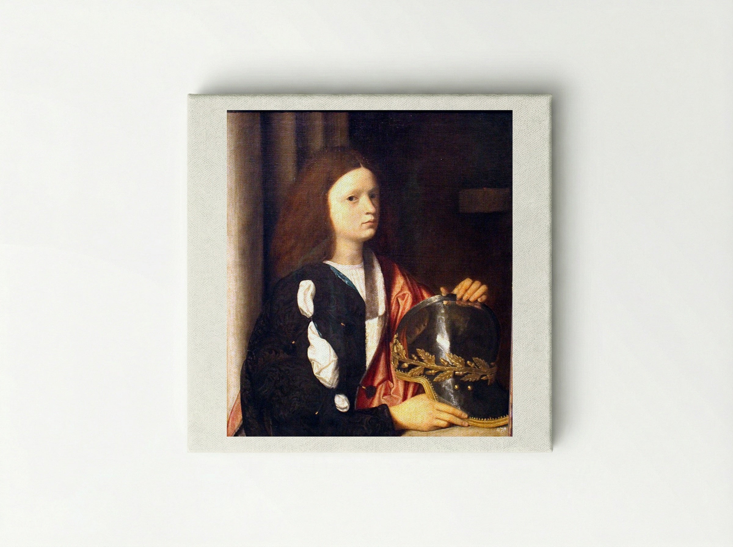 Portrait of Francesco Maria della Rovere - Giorgione - Canvas