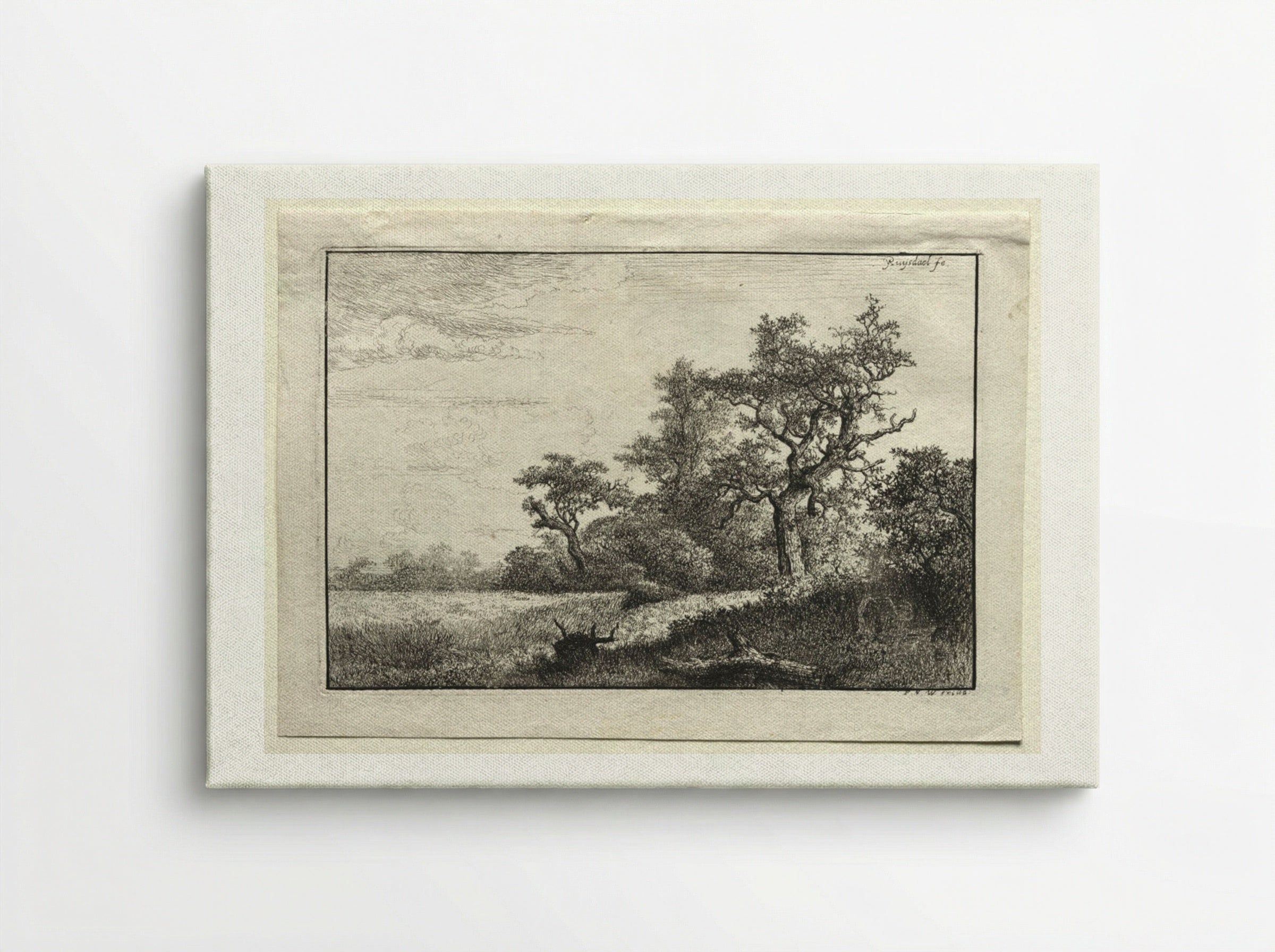 The Wheat Field - Jacob van Ruisdael - Canvas