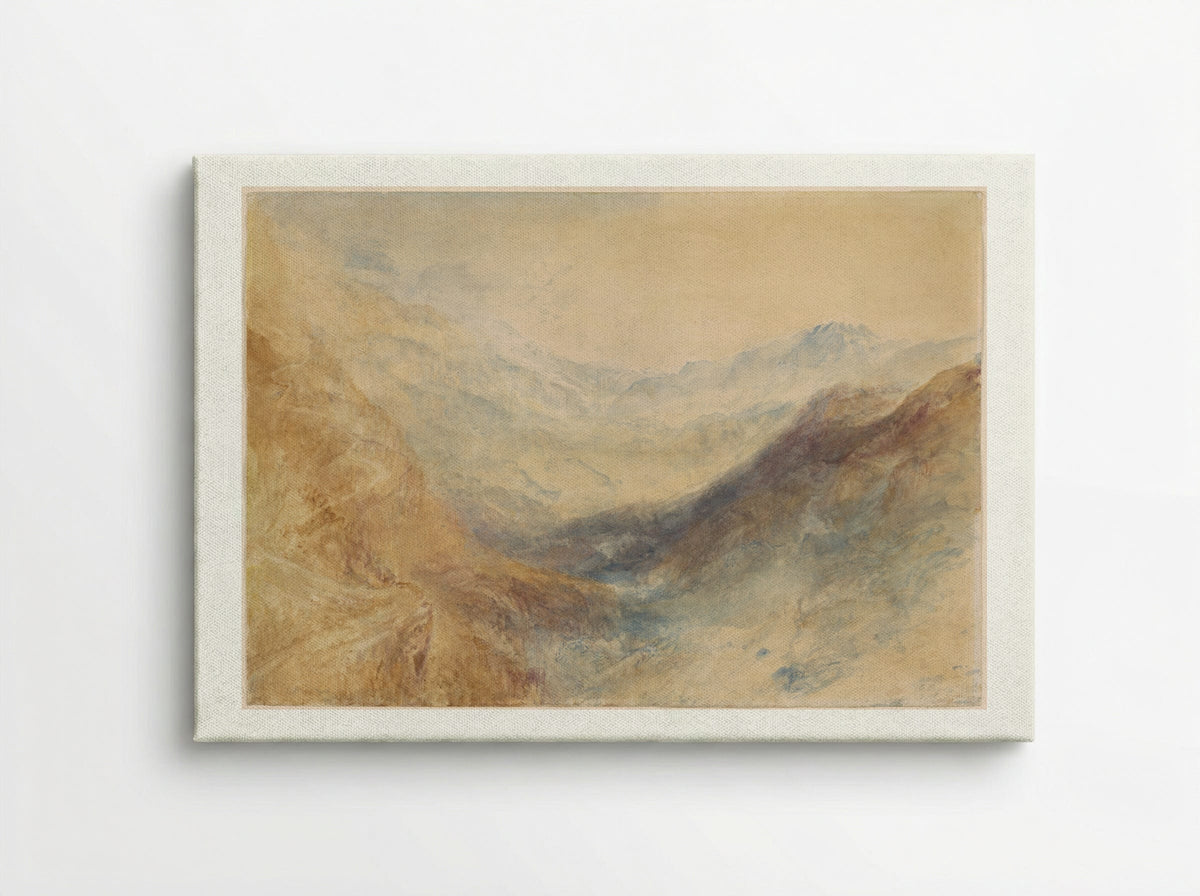 The Simplon Pass - Joseph Mallord William Turner - Canvas