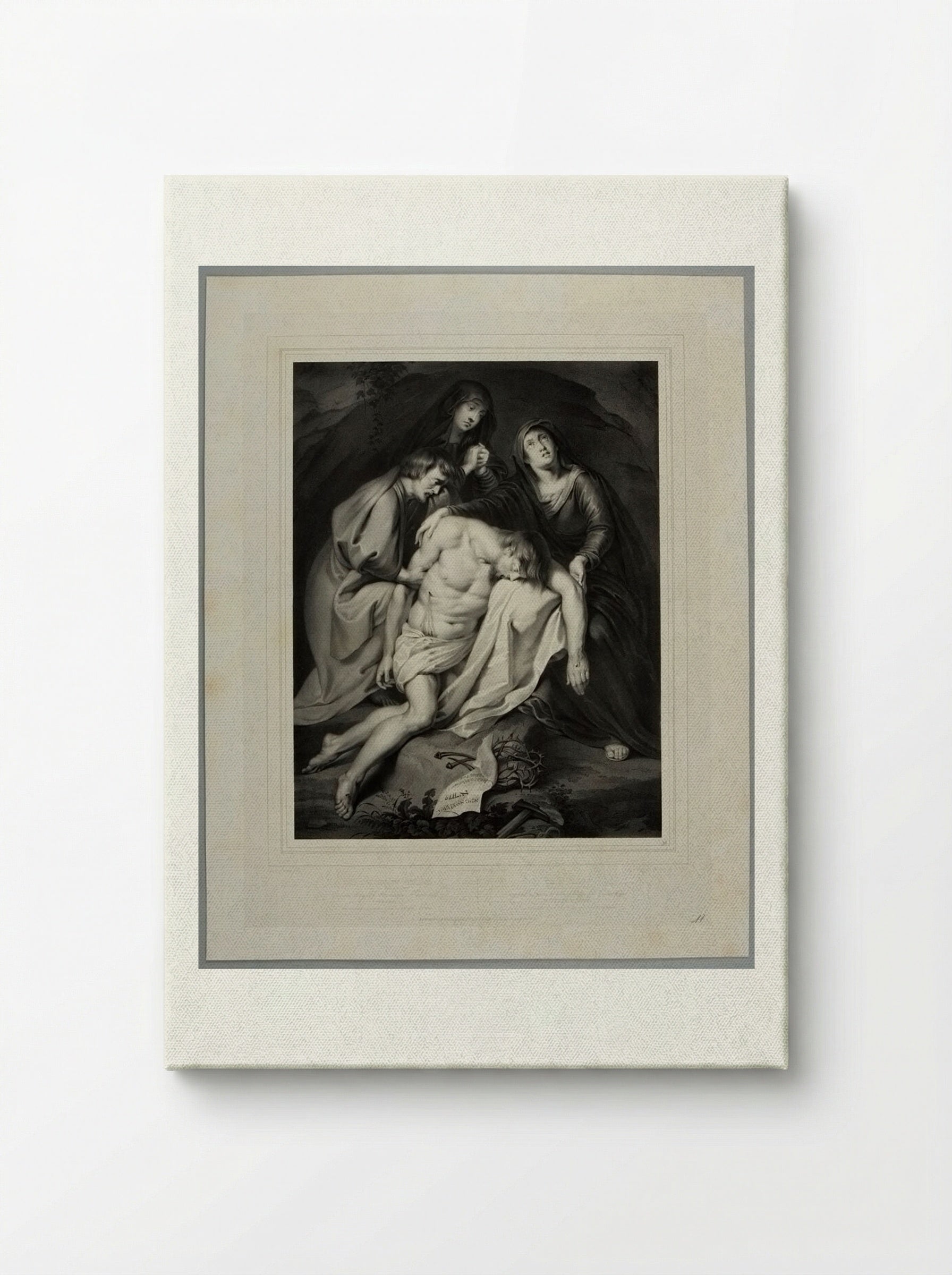 The Corpse of Christ - Ferdinand Piloty - Canvas
