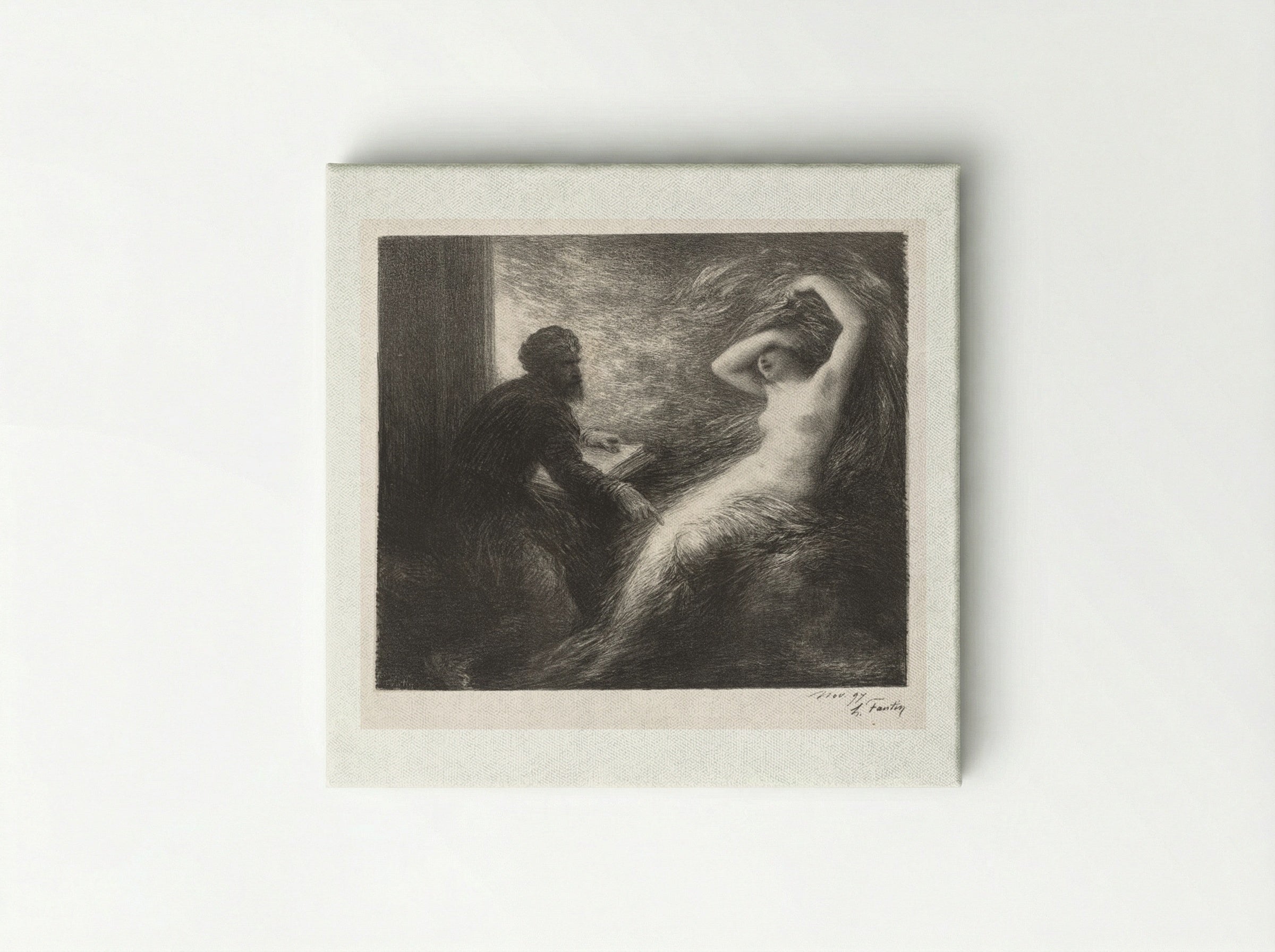 The Evocation of Kundry - Henri Fantin-Latour - Canvas