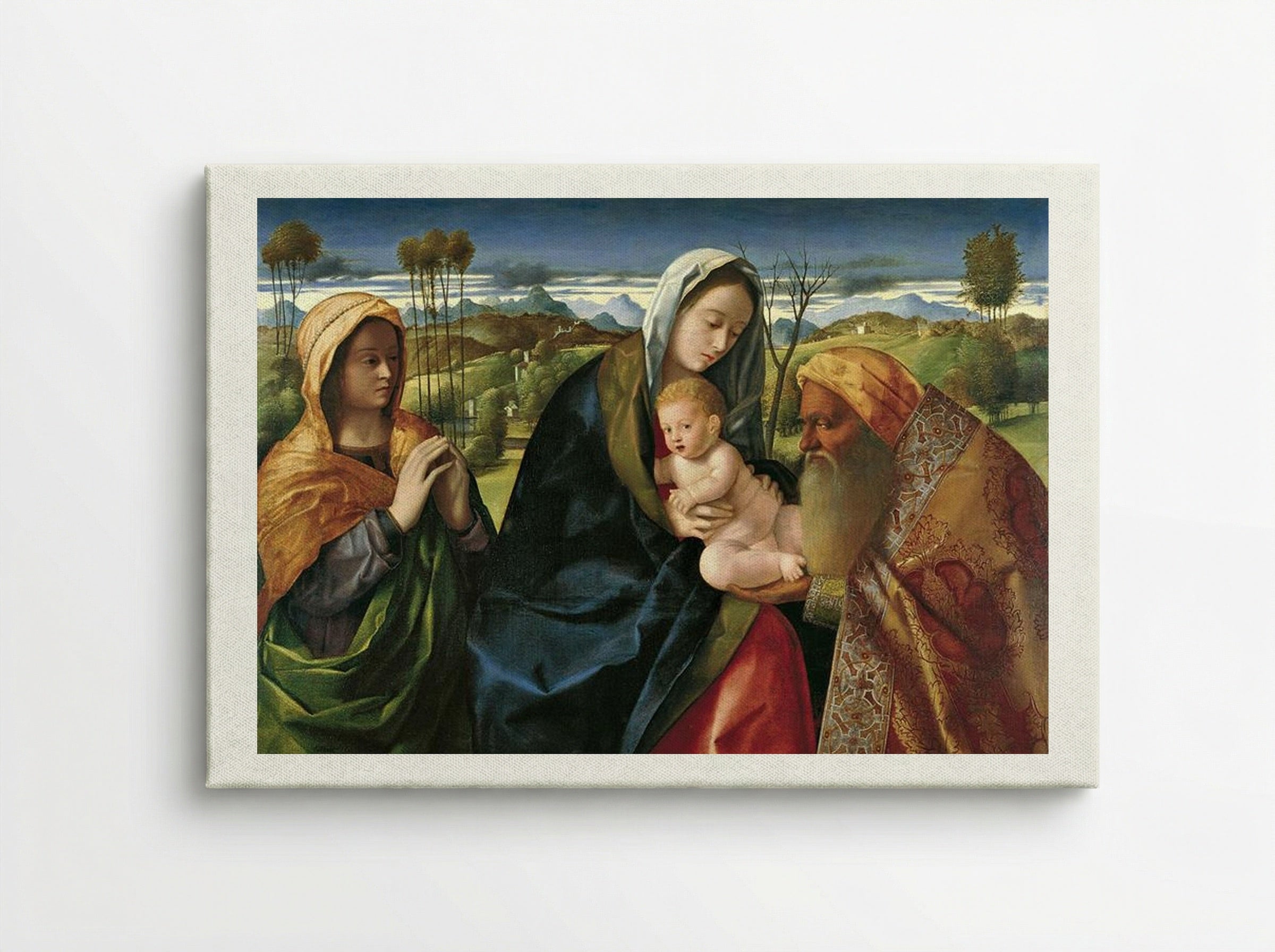 Holy Conversation - Giovanni Bellini - Canvas