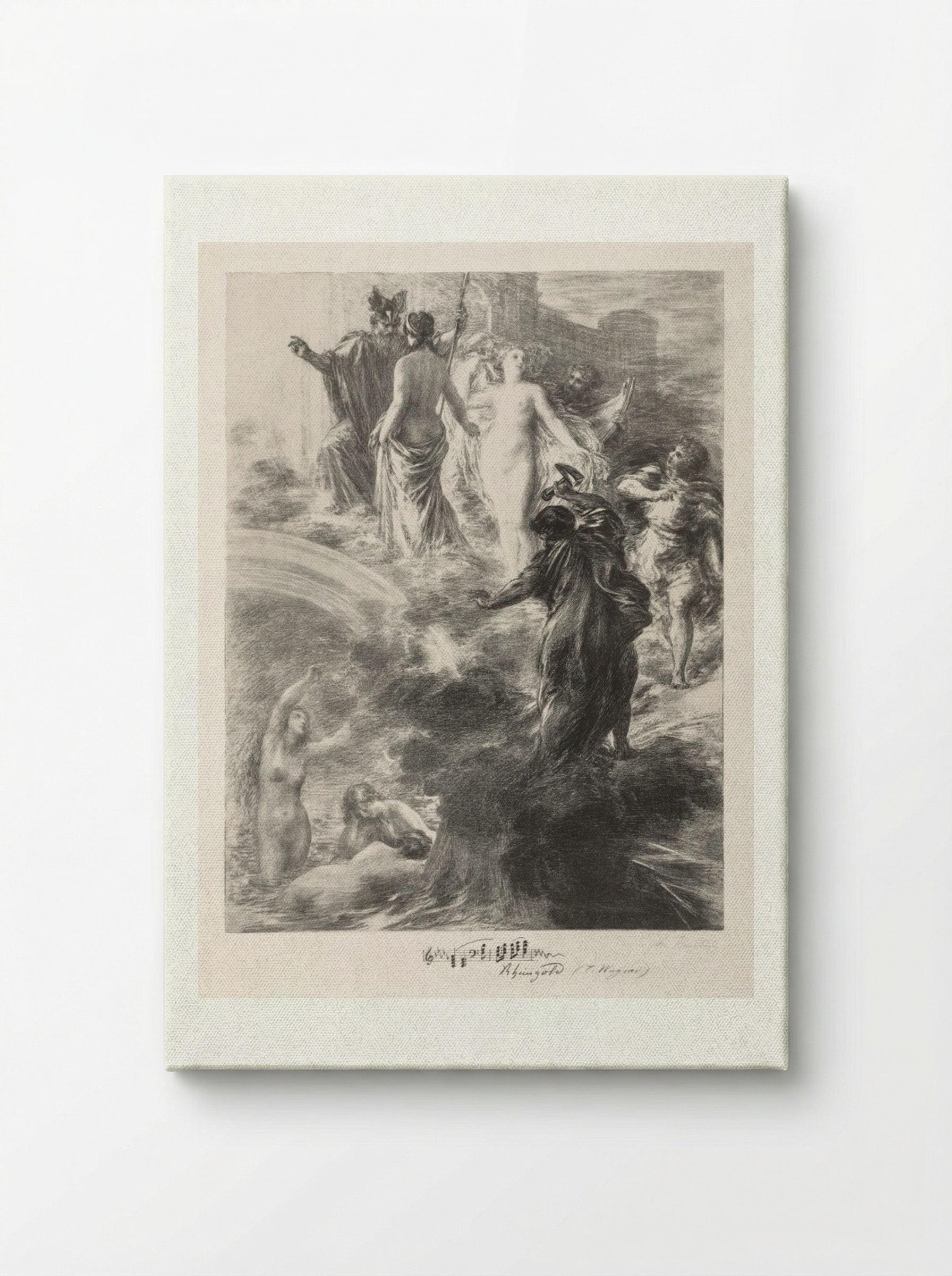 Finale of the Rhinegold - Henri Fantin-Latour - Canvas