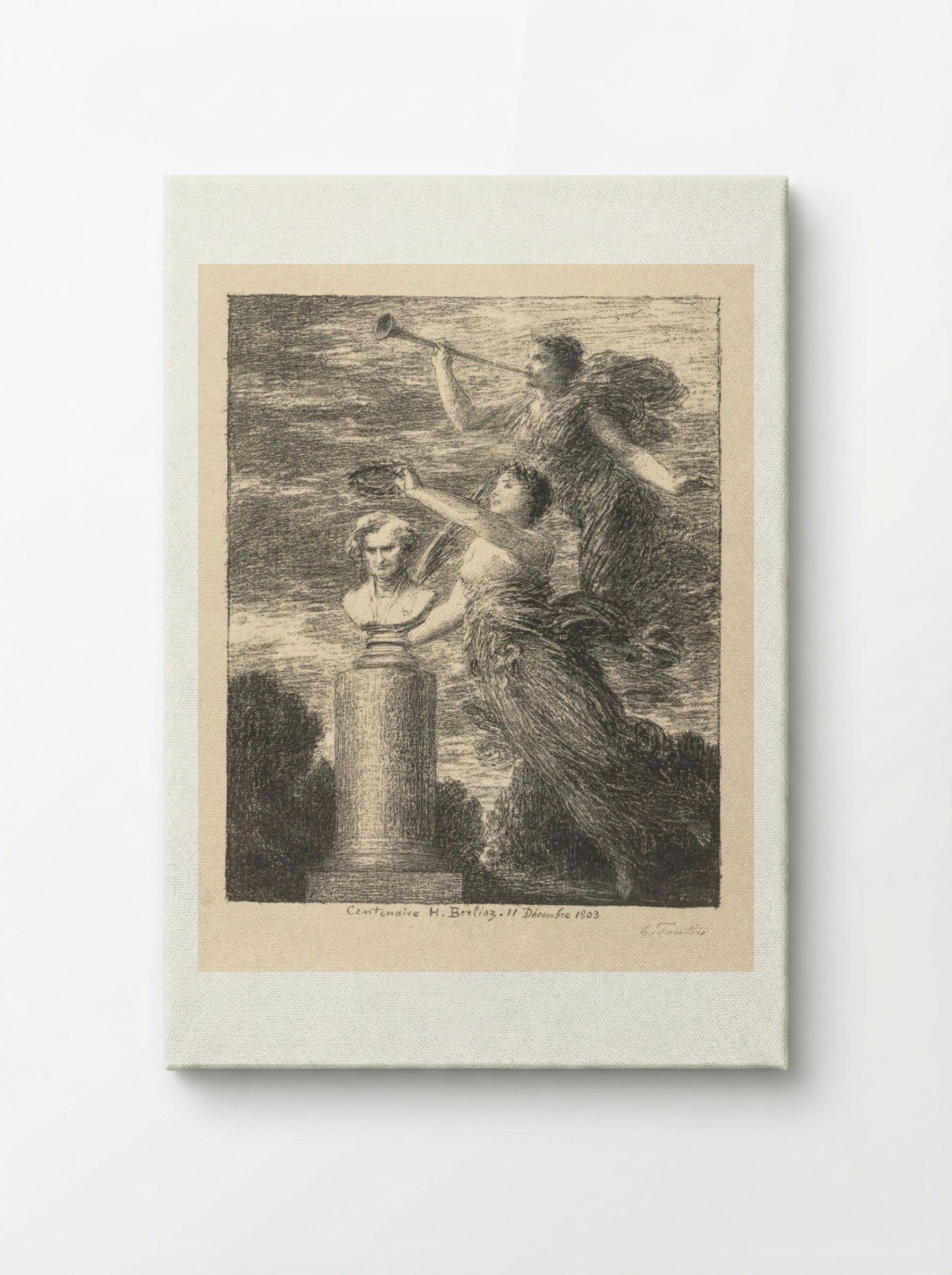 Centenary of Hector Berlioz - Henri Fantin-Latour - Canvas