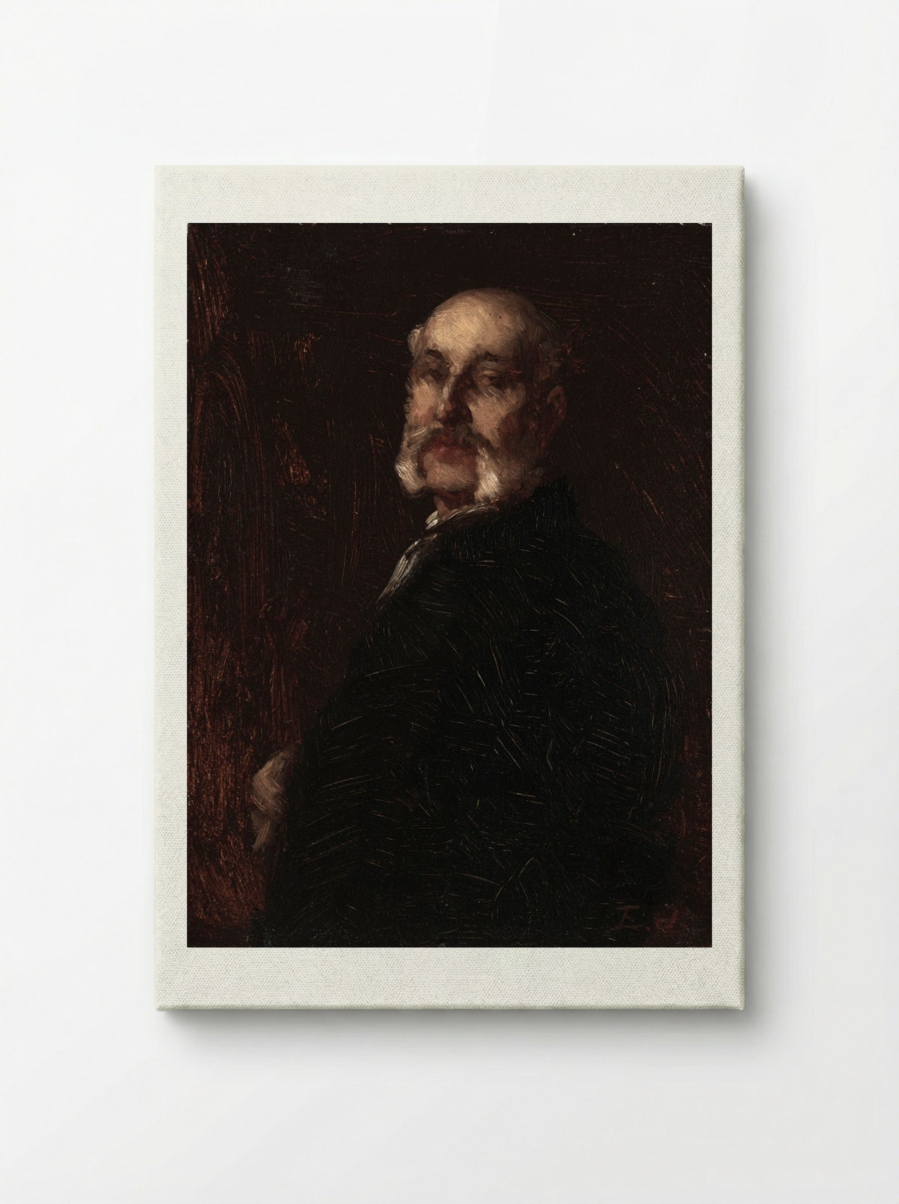 Portrait of Franklin H. Delano - Eastman Johnson - Canvas
