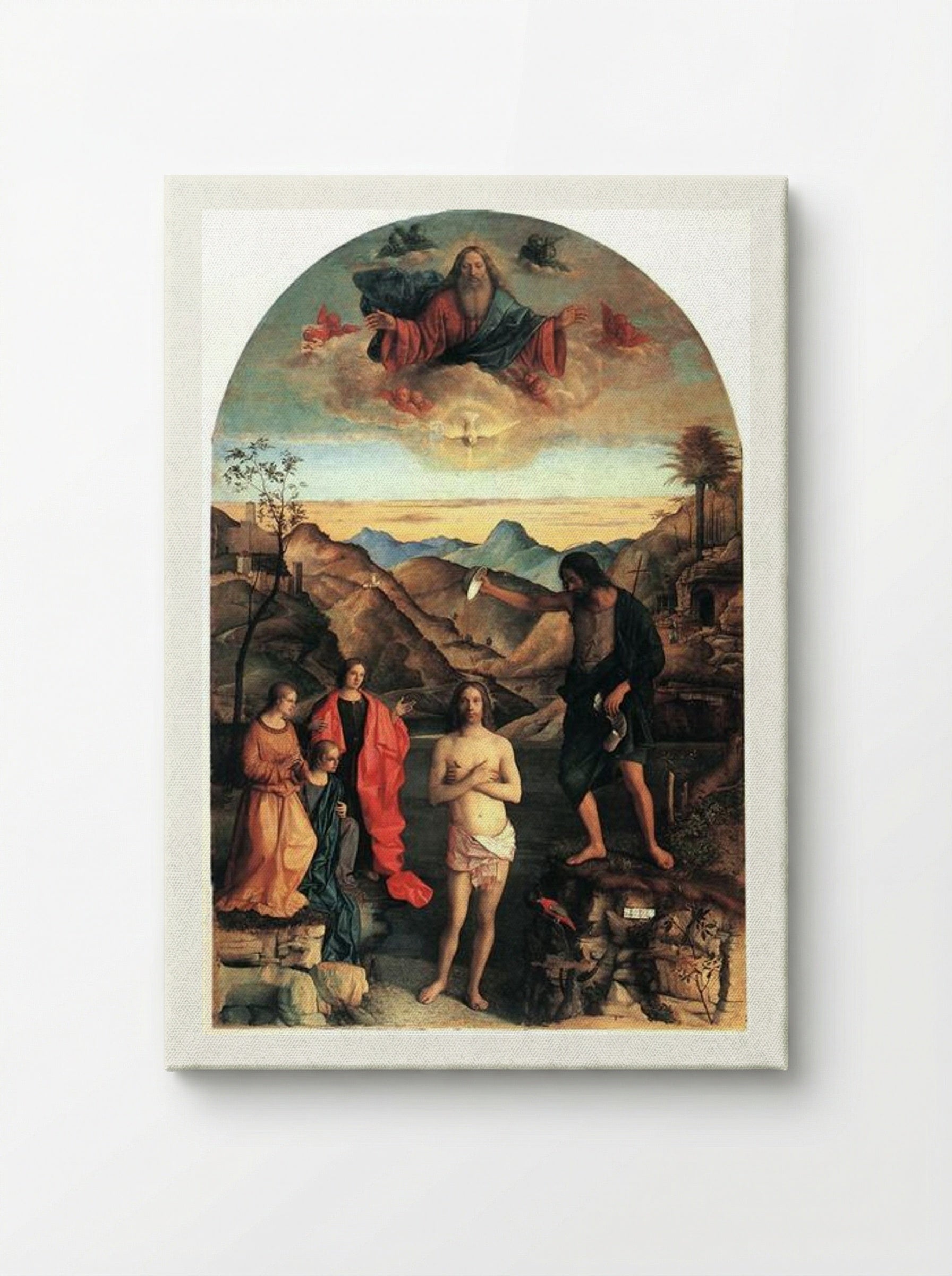 Baptism of Christ - Giovanni Bellini - Canvas
