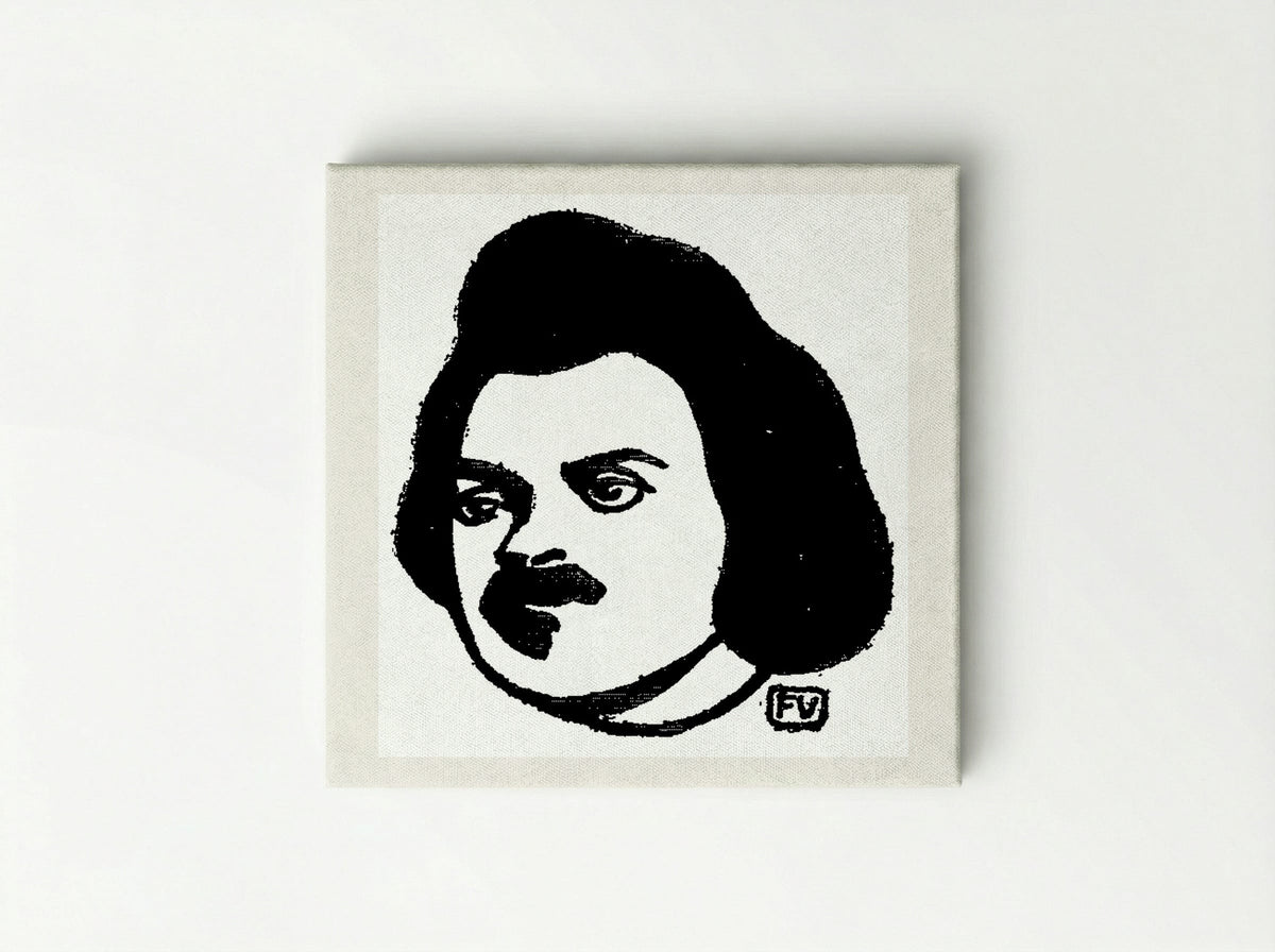 Honoré de Balzac - Félix Vallotton - Canvas
