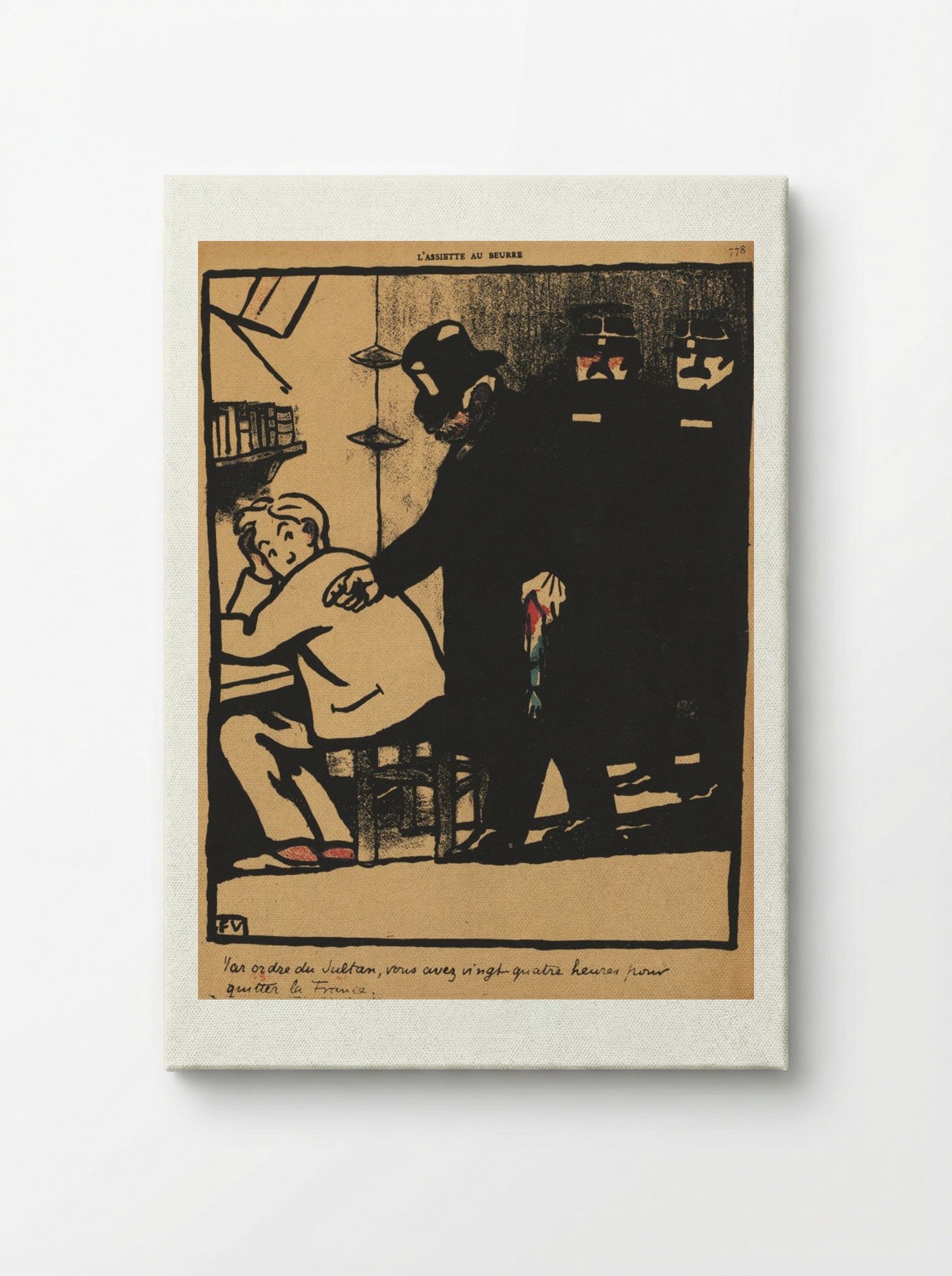 By order of the Sultan - Félix Vallotton - Canvas