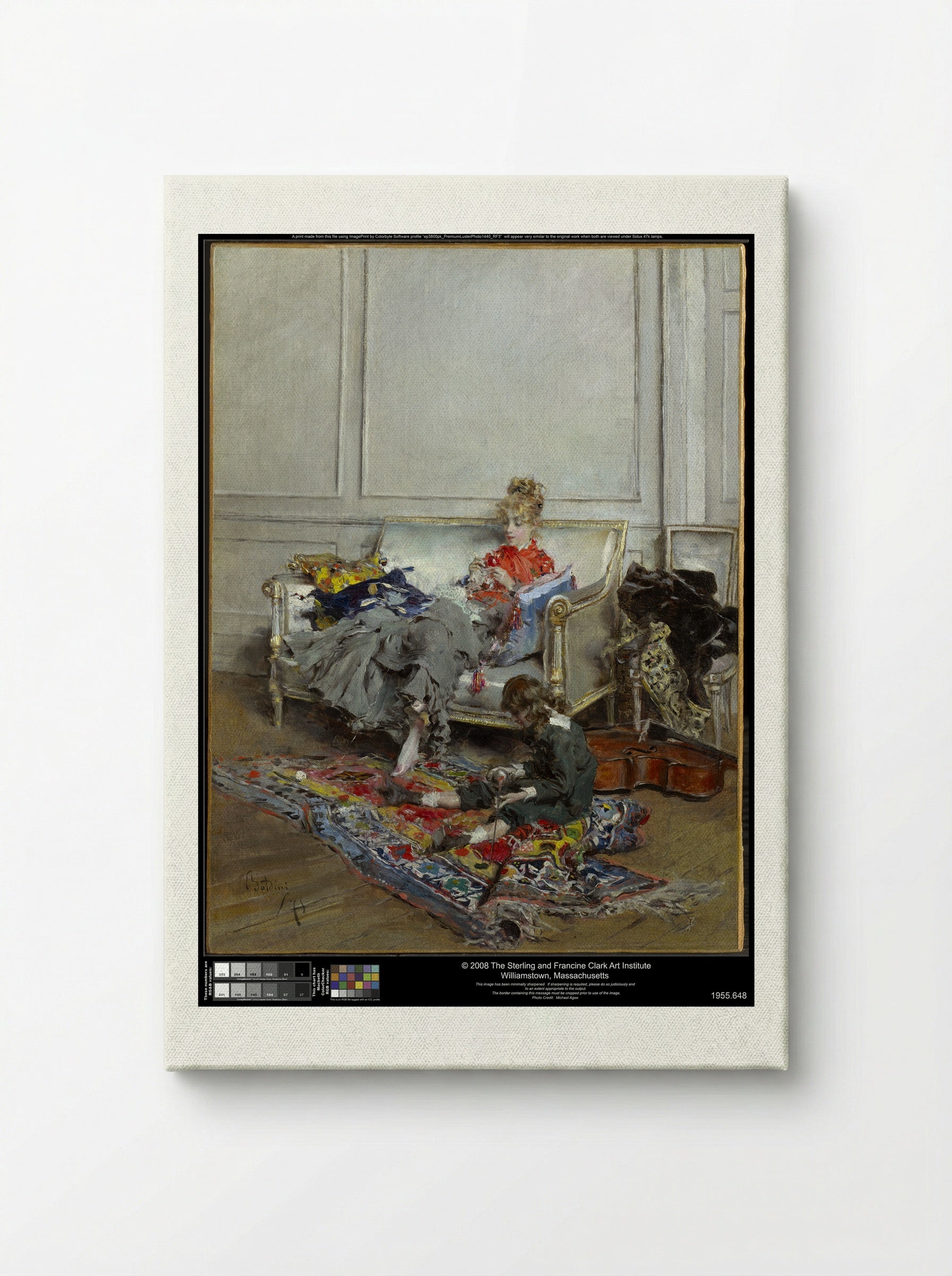 Peaceful Days - Giovanni Boldini - Canvas