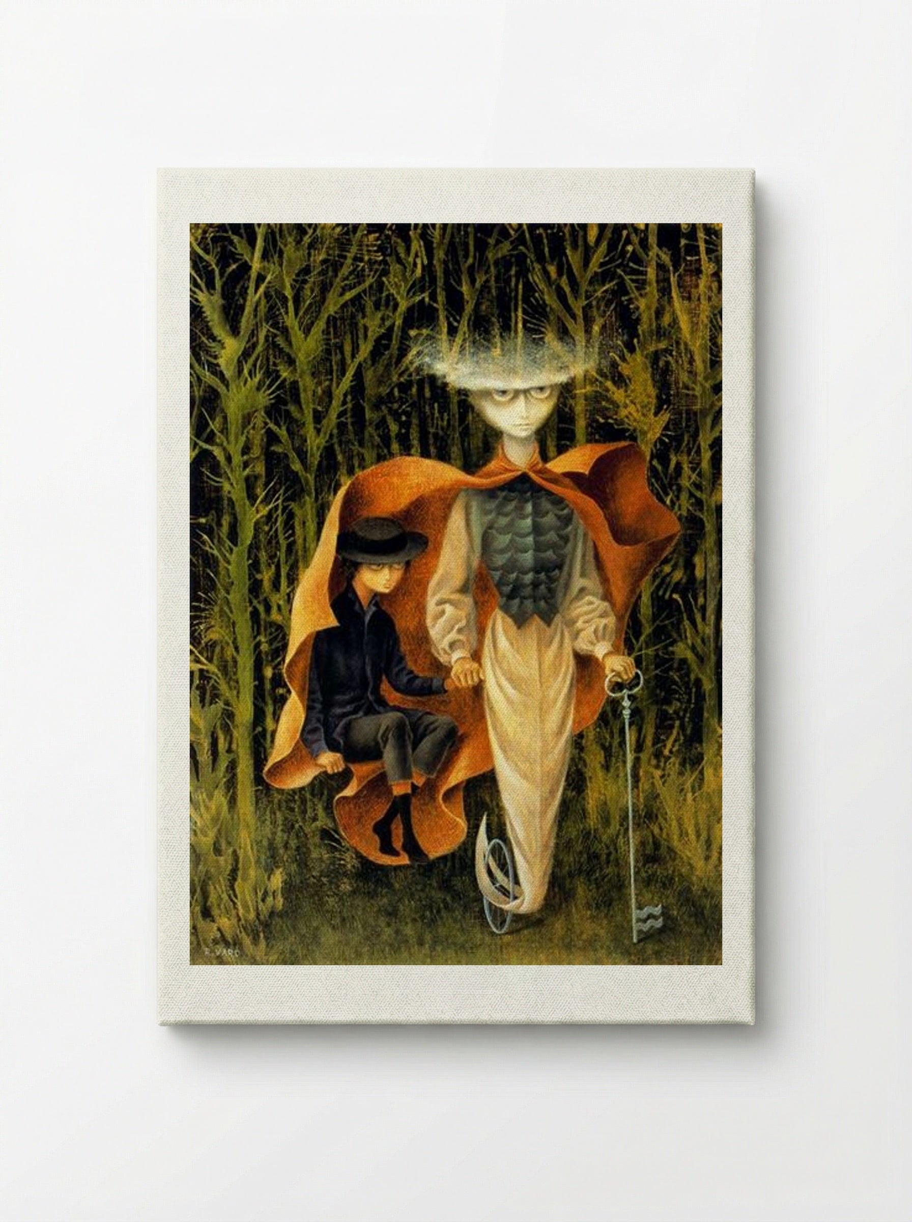 By Aquarium - Remedios Varo - Canvas