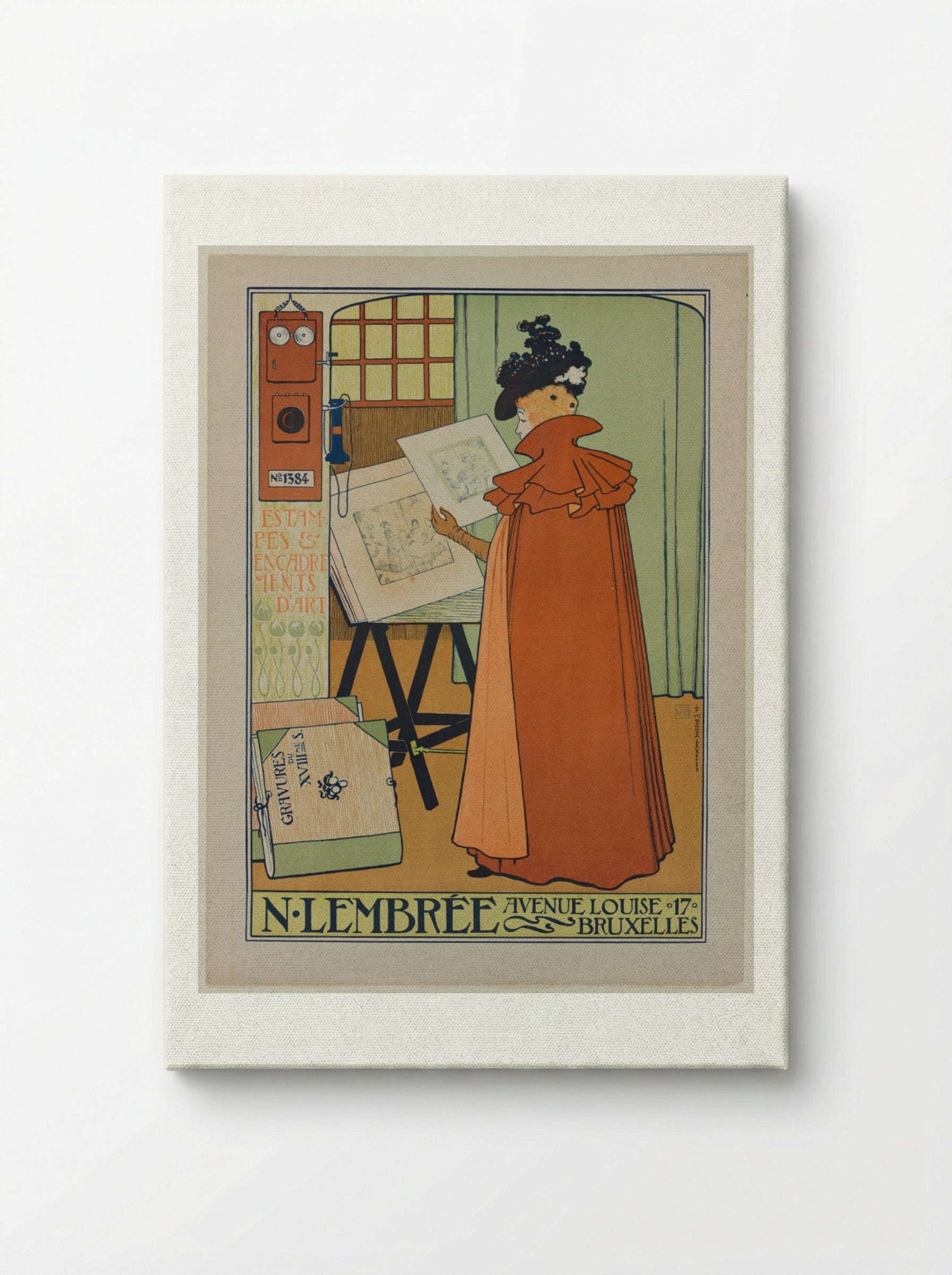 Poster for the Lembrée Gallery - Théo van Rysselberghe - Canvas