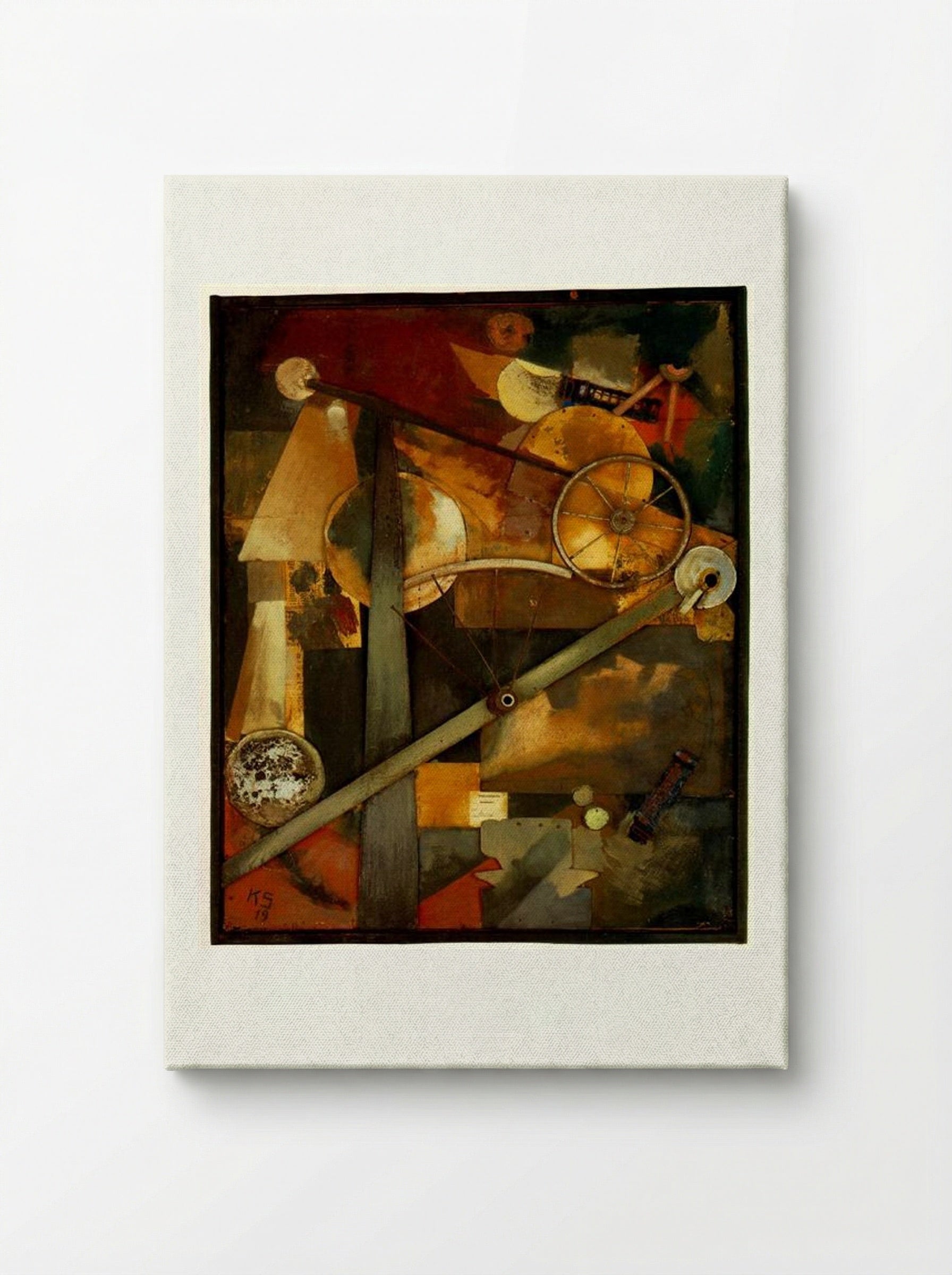 Construction for Noble Ladies - Kurt Schwitters - Canvas