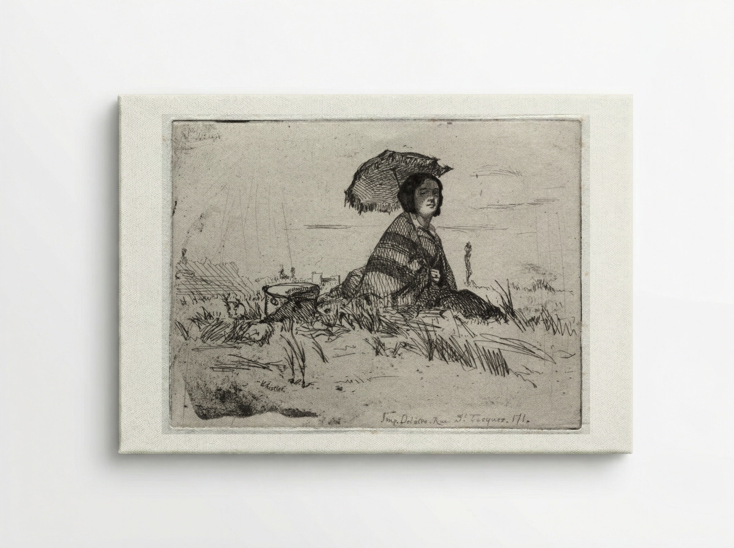 En Plein Soleil - James McNeill Whistler - Canvas