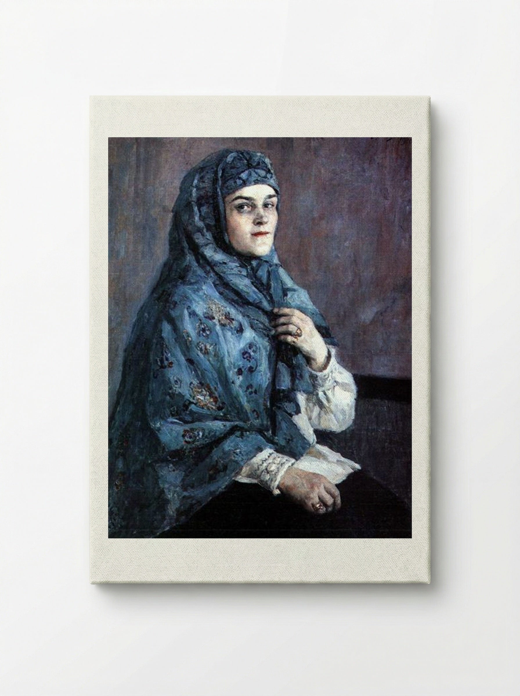 Portrait of Princess P. I. Shcherbatova - Vasily Surikov - Canvas