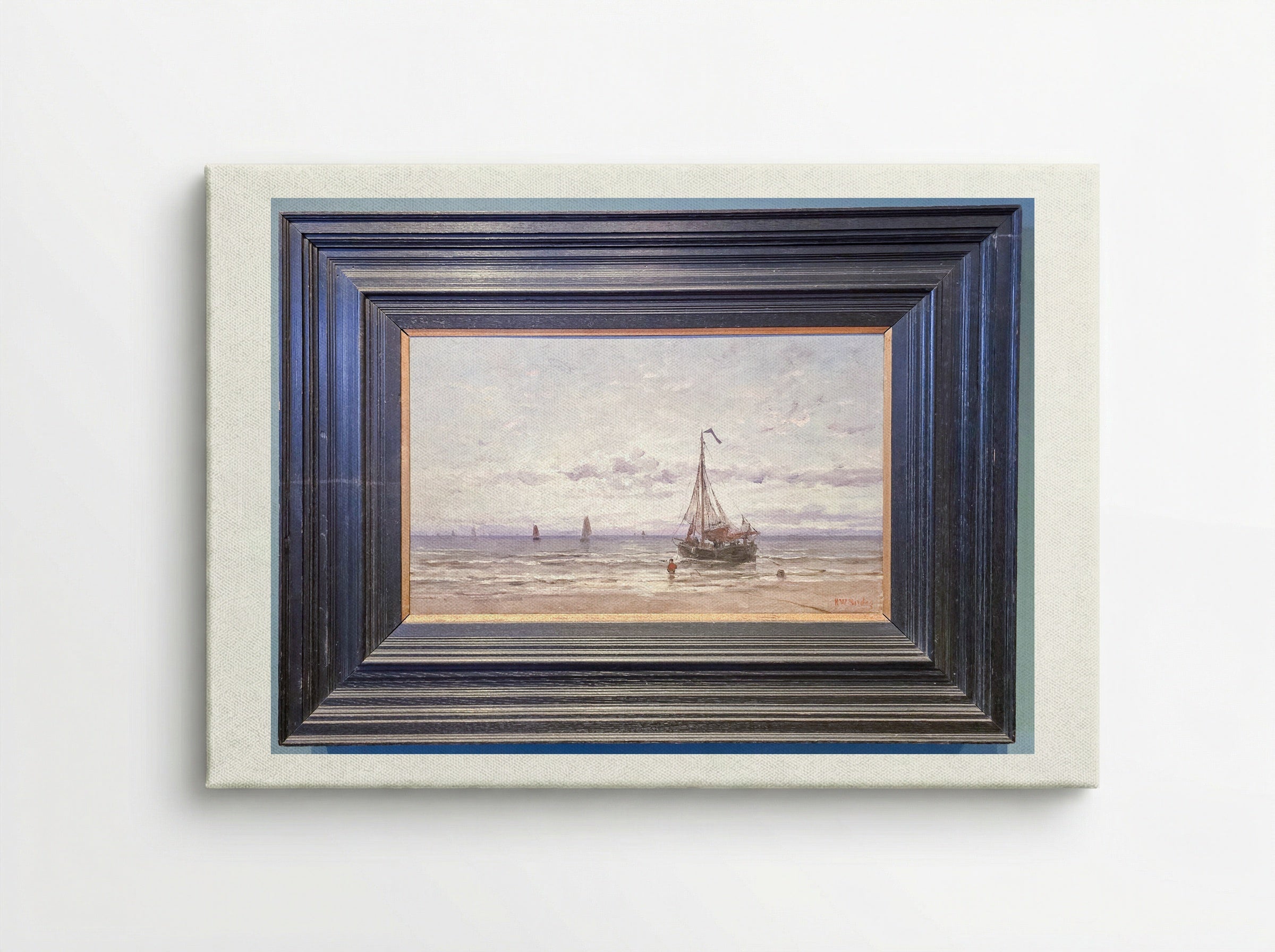 Zeegezicht - Hendrik Willem Mesdag - Canvas