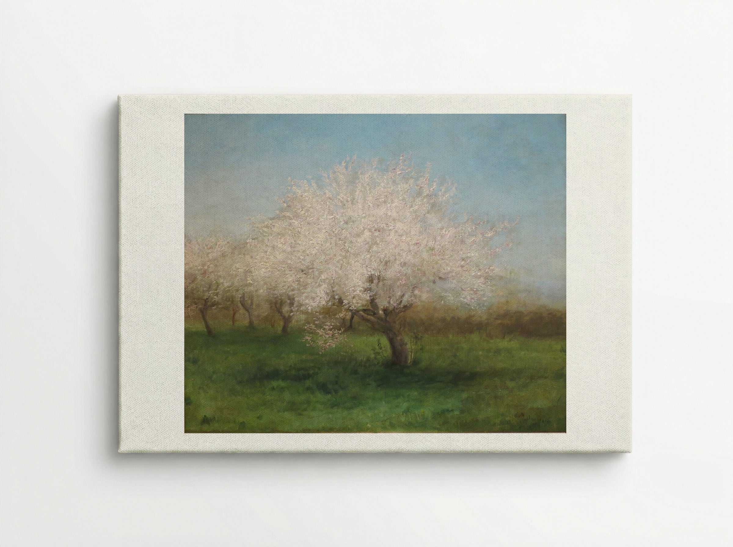 Apple Trees in a Meadow - Edward Mitchell Bannister - Canvas