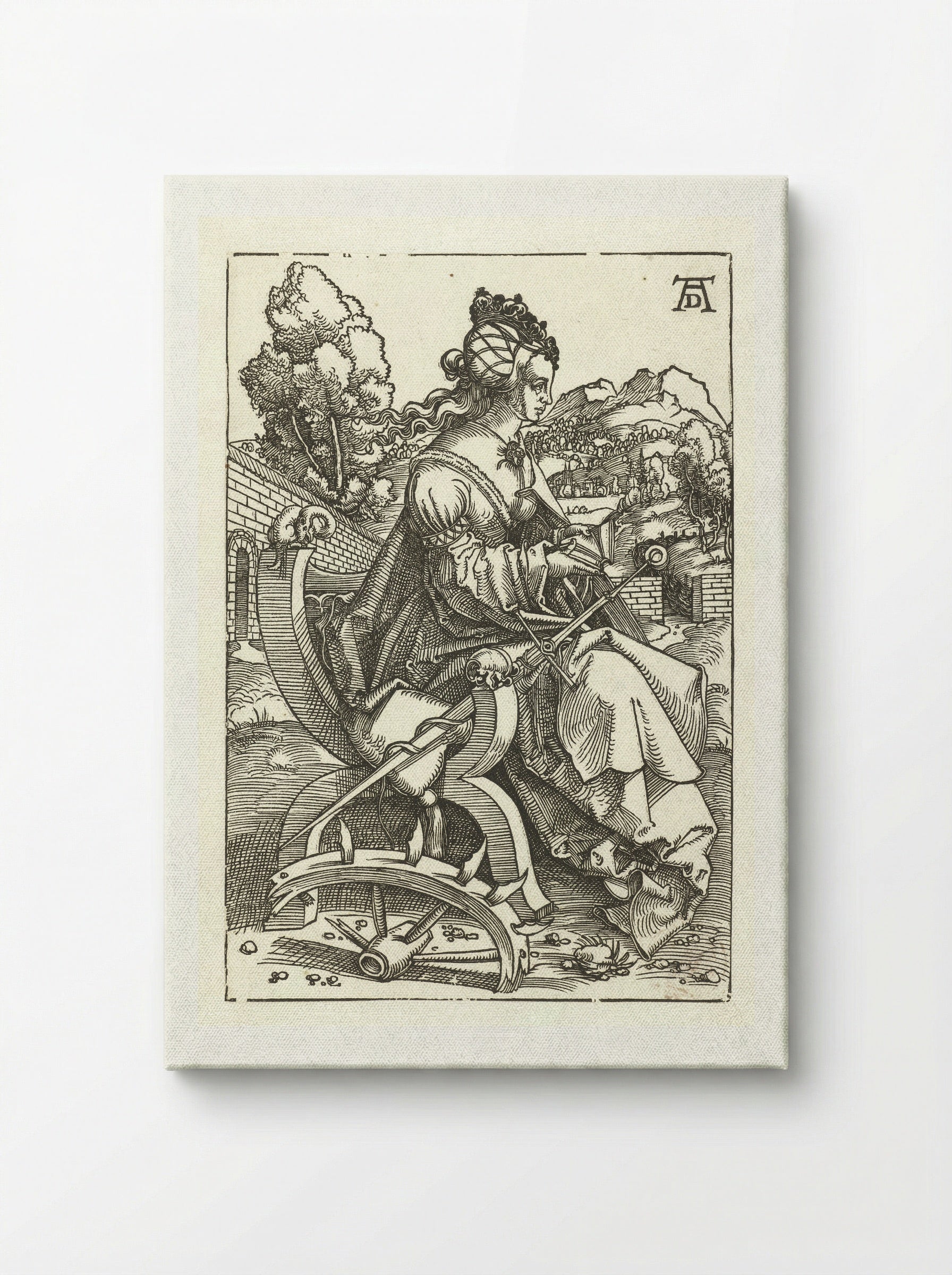 Saint Catherine - Albrecht Dürer - Canvas