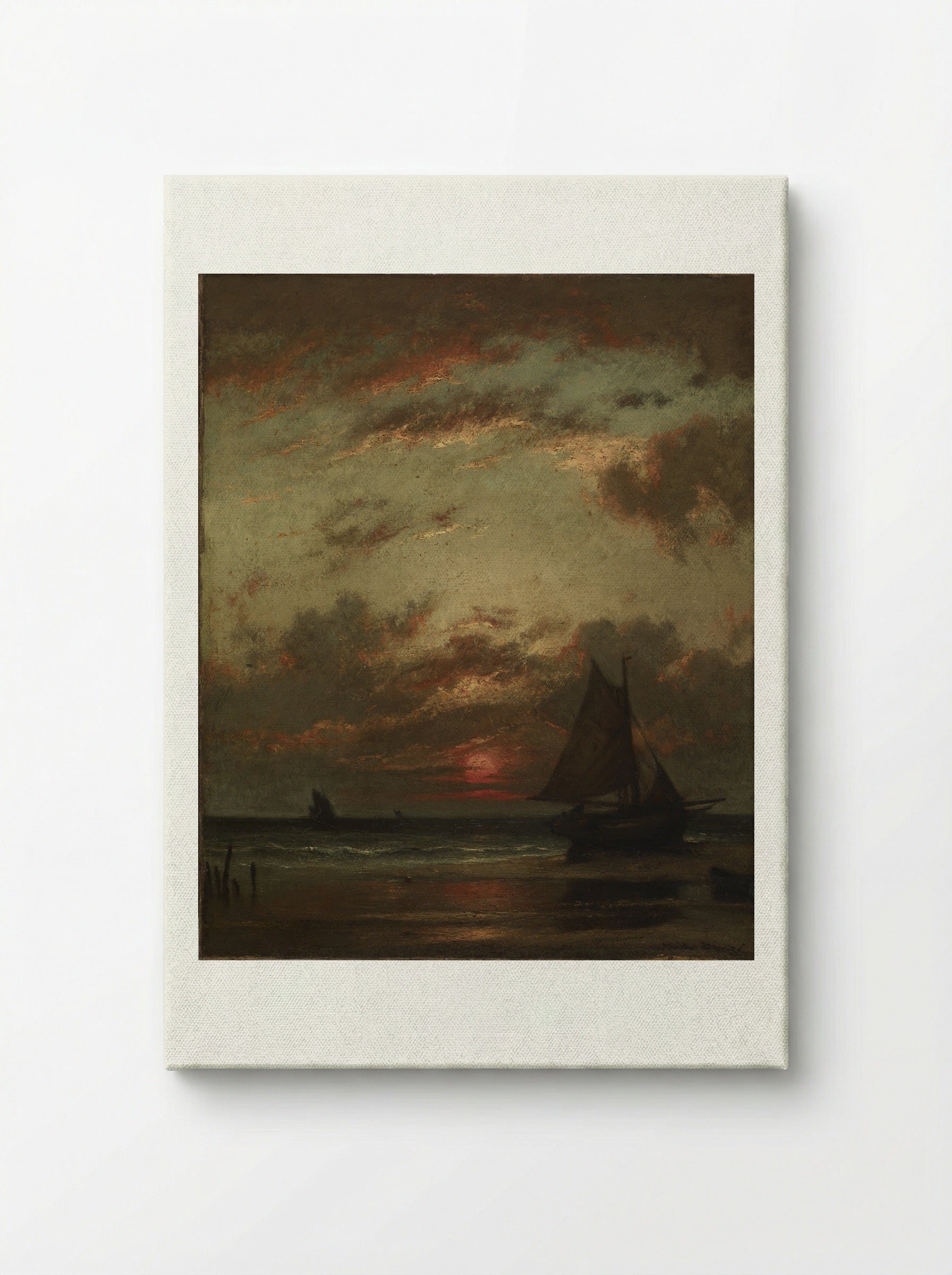 Sunset on the Coast - Jules Dupré - Canvas