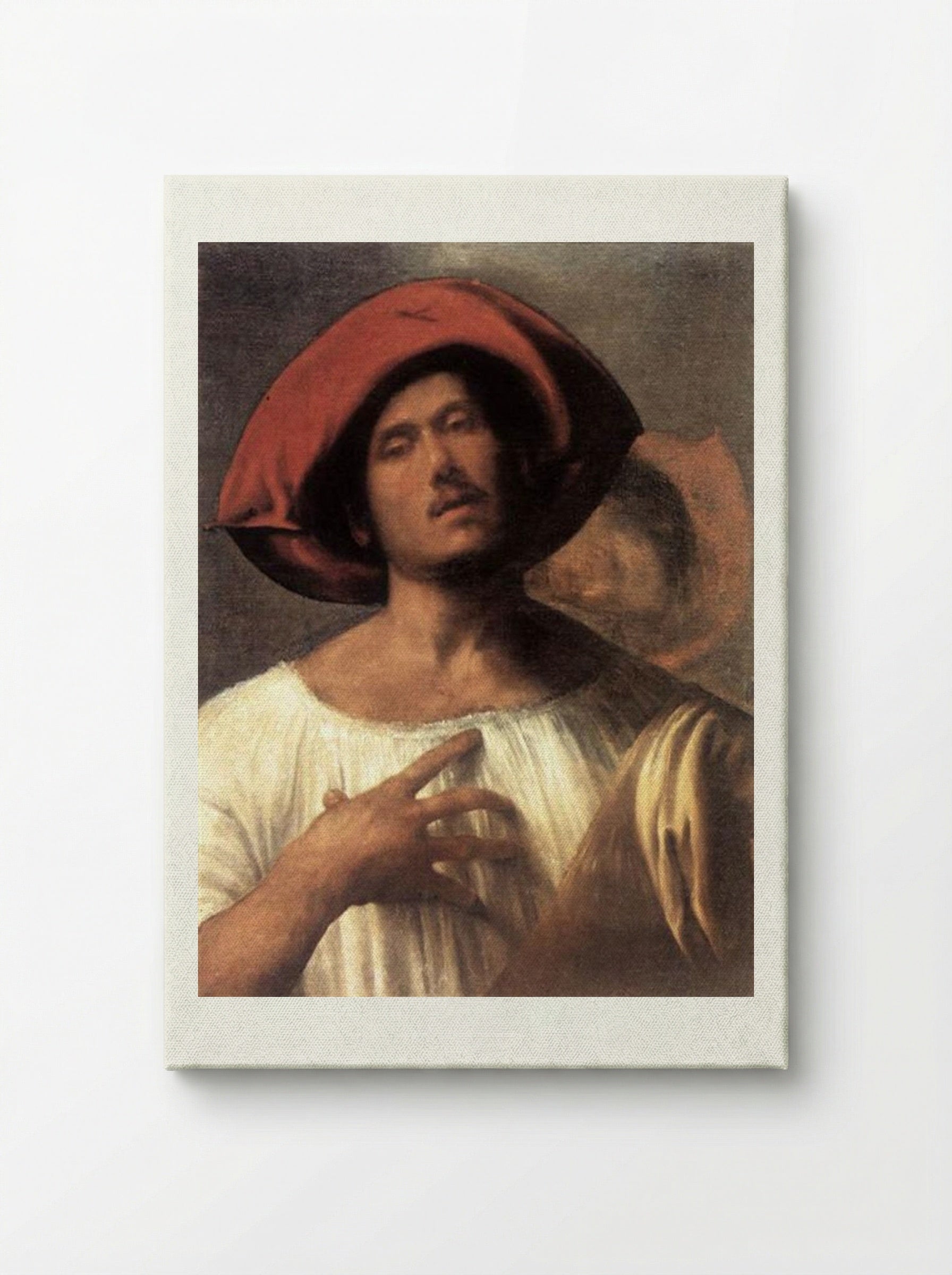 Young Man (The Impassioned Singer) - Giorgione - Canvas