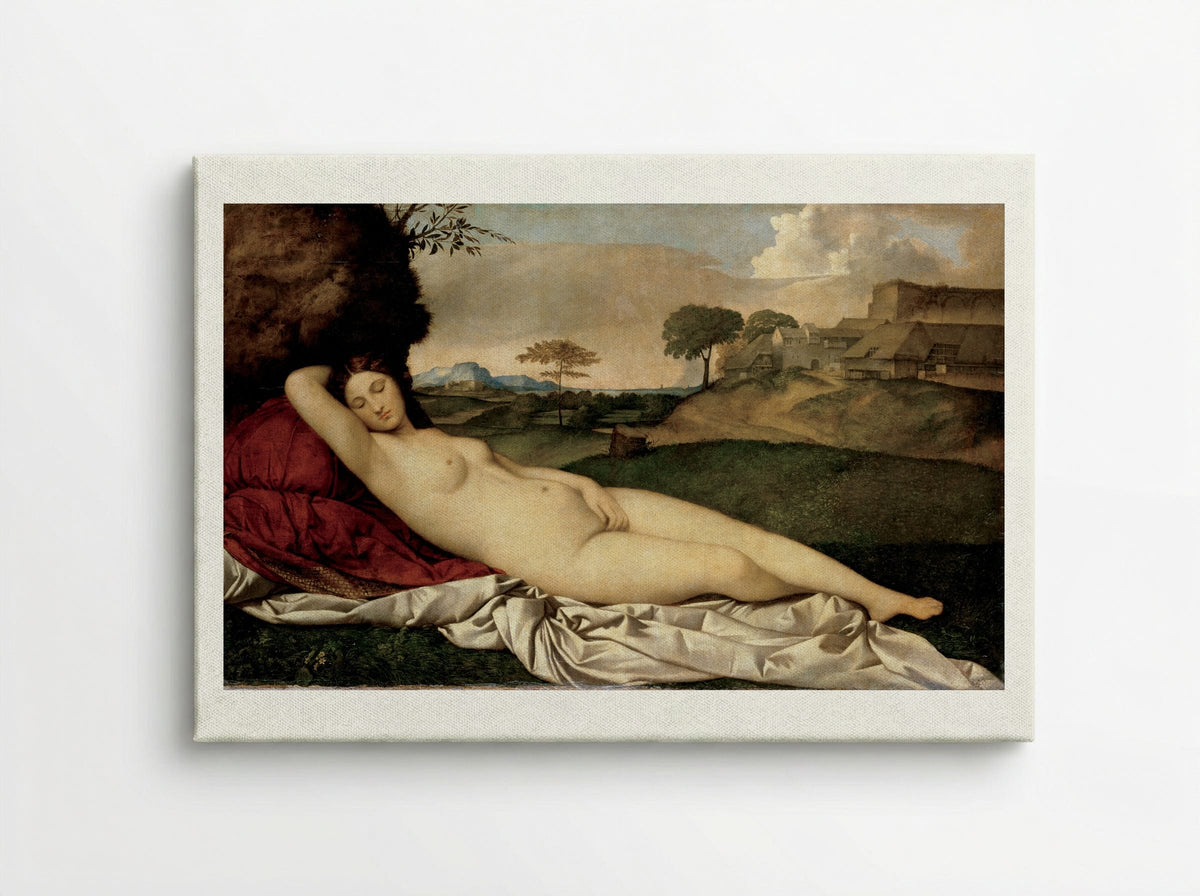 The Sleeping Venus - Giorgione - Canvas