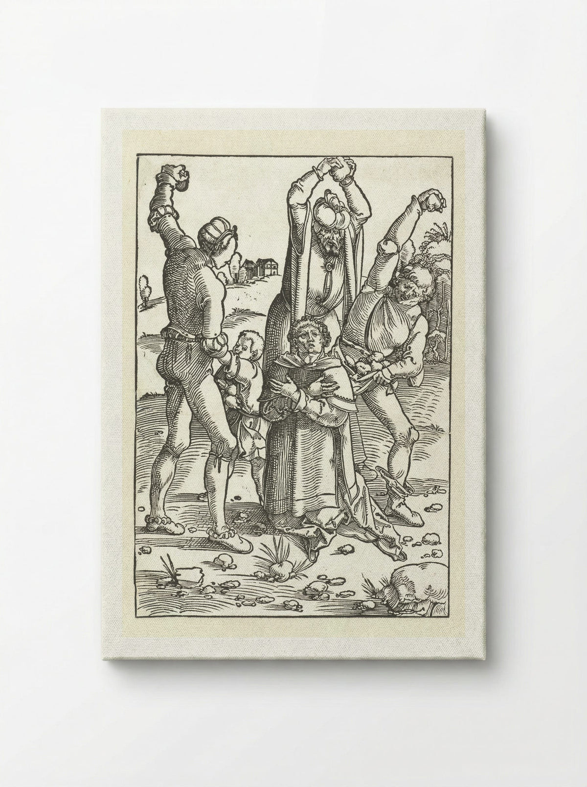 The Stoning of Saint Stephen - Hans Baldung Grien - Canvas