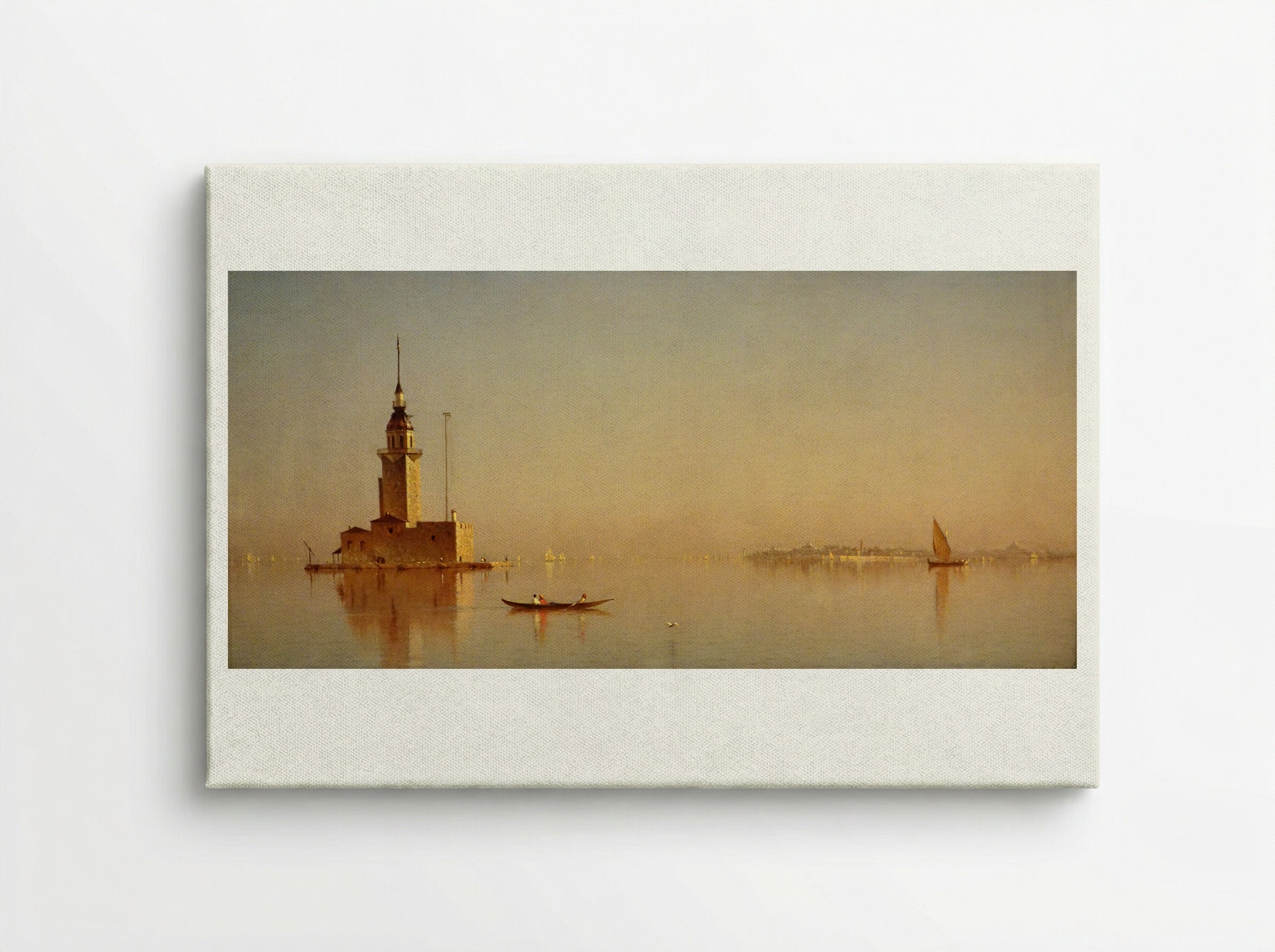Leander's Tower on the Bosporus - Sanford Robinson Gifford - Canvas