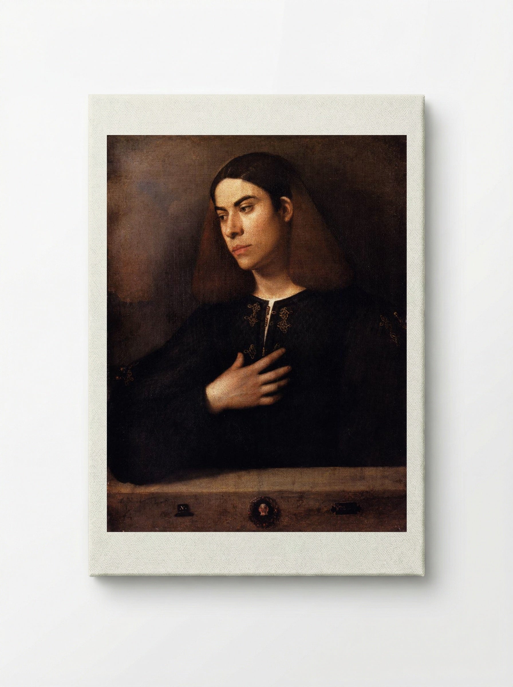 Portrait of a Youth (Antonio Broccardo) - Giorgione - Canvas