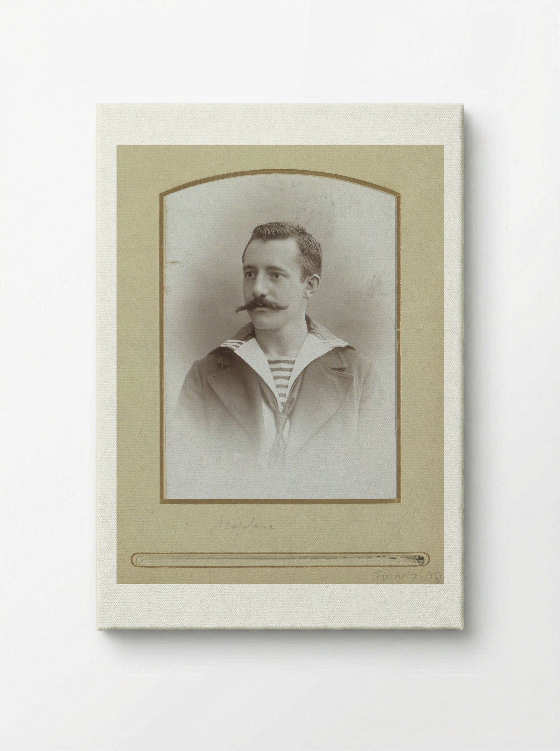 Portrait of a Dutch Sailor - Machiel Hendricus Laddé - Canvas