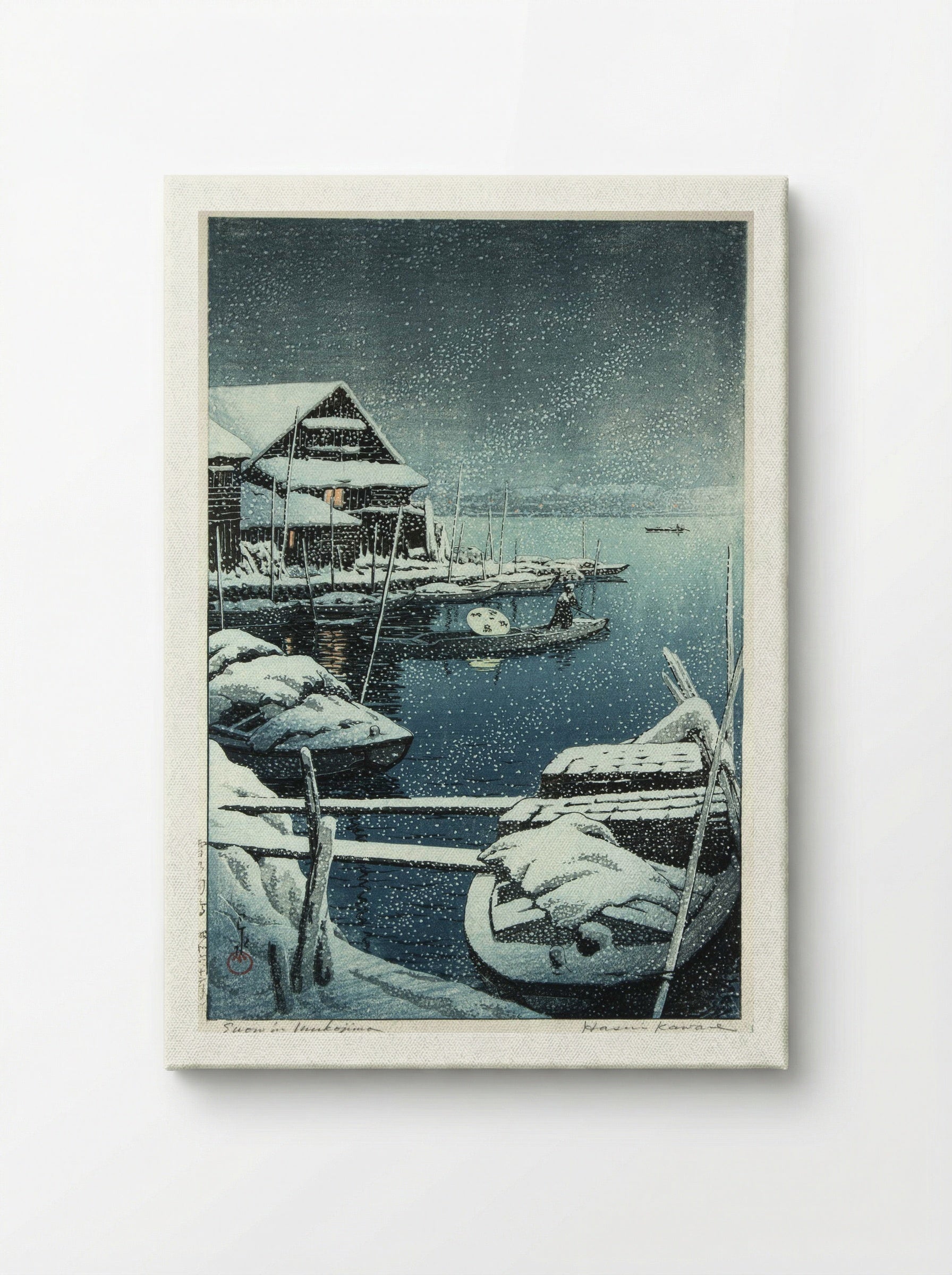Snow at Mukojima - Hasui Kawase - Canvas