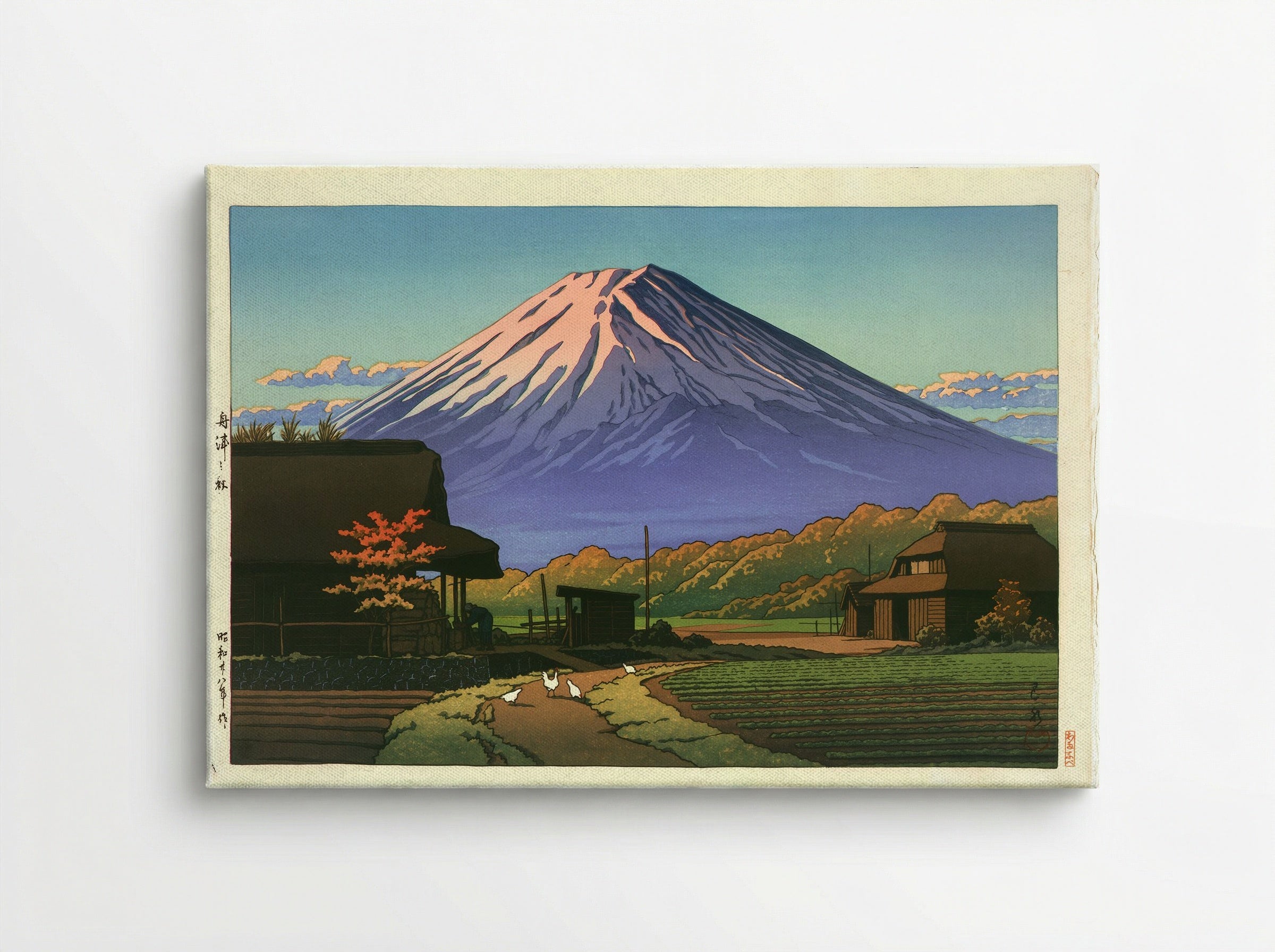 Autumn at Funatsu, Near Lake Kawaguchi - Hasui Kawase - Canvas