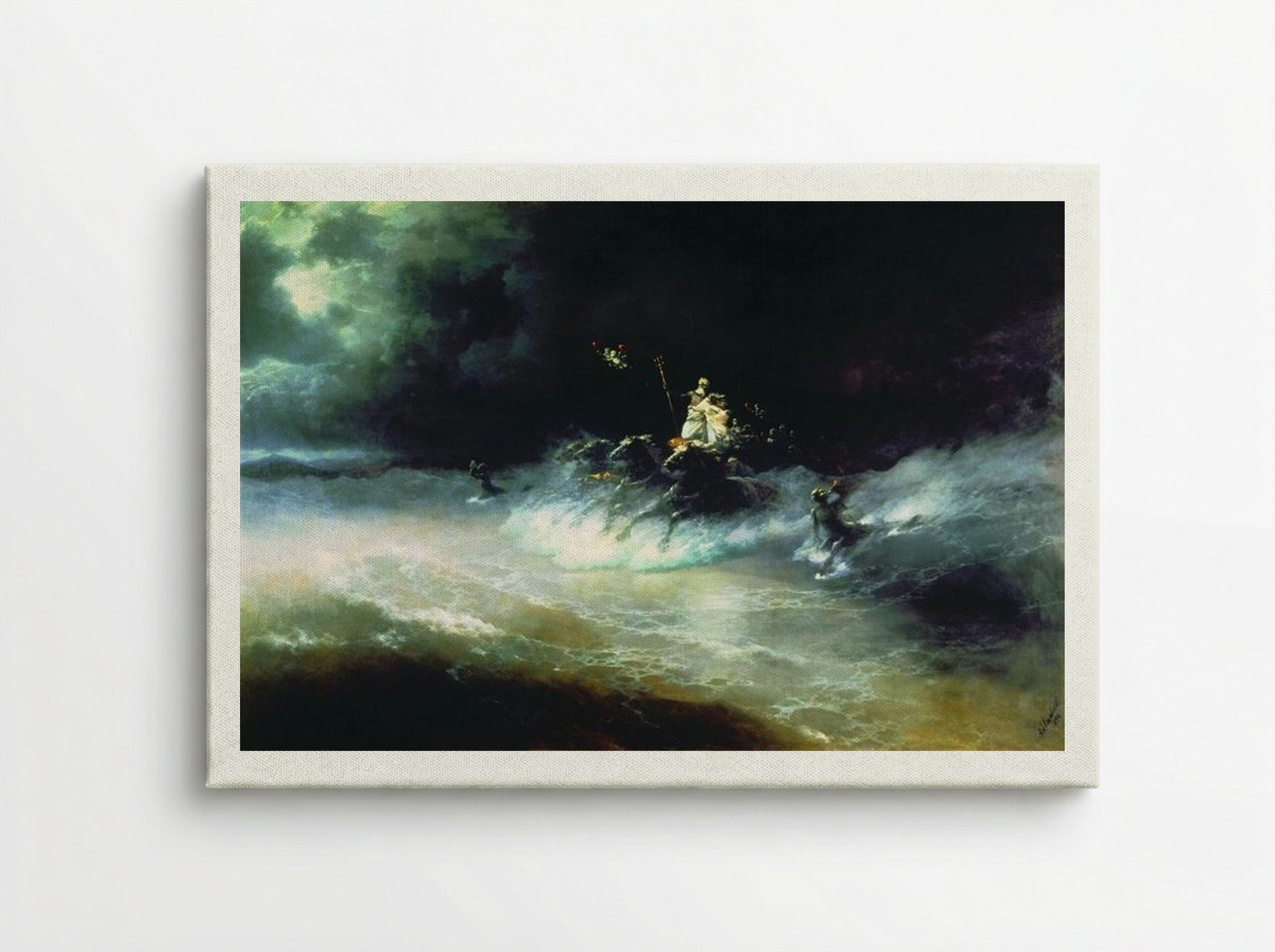 Travel of Poseidon by Sea - Ivan Aivazovsky - Canvas