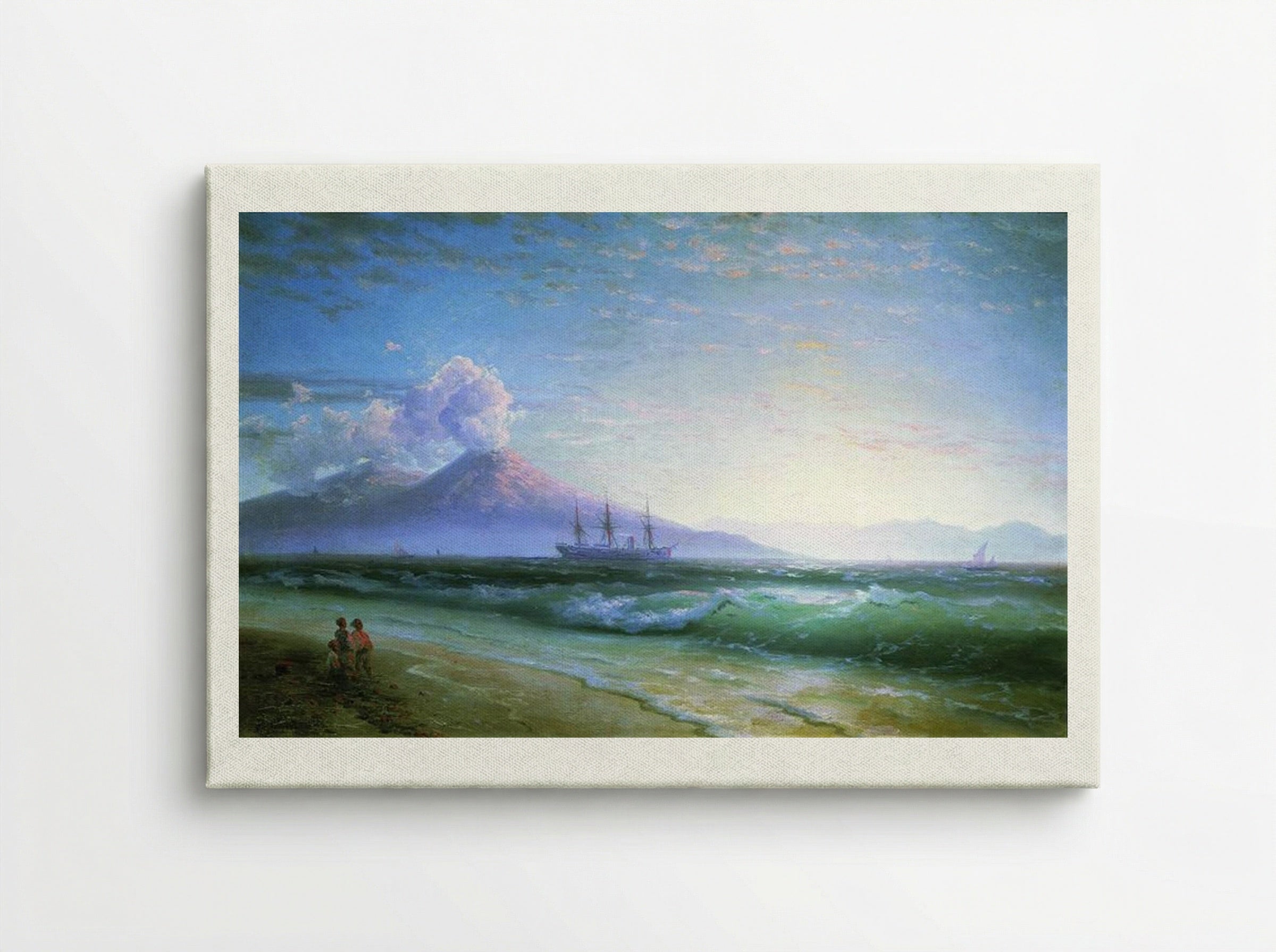 The Bay of Naples early in the morning - Ivan Aivazovsky - Canvas