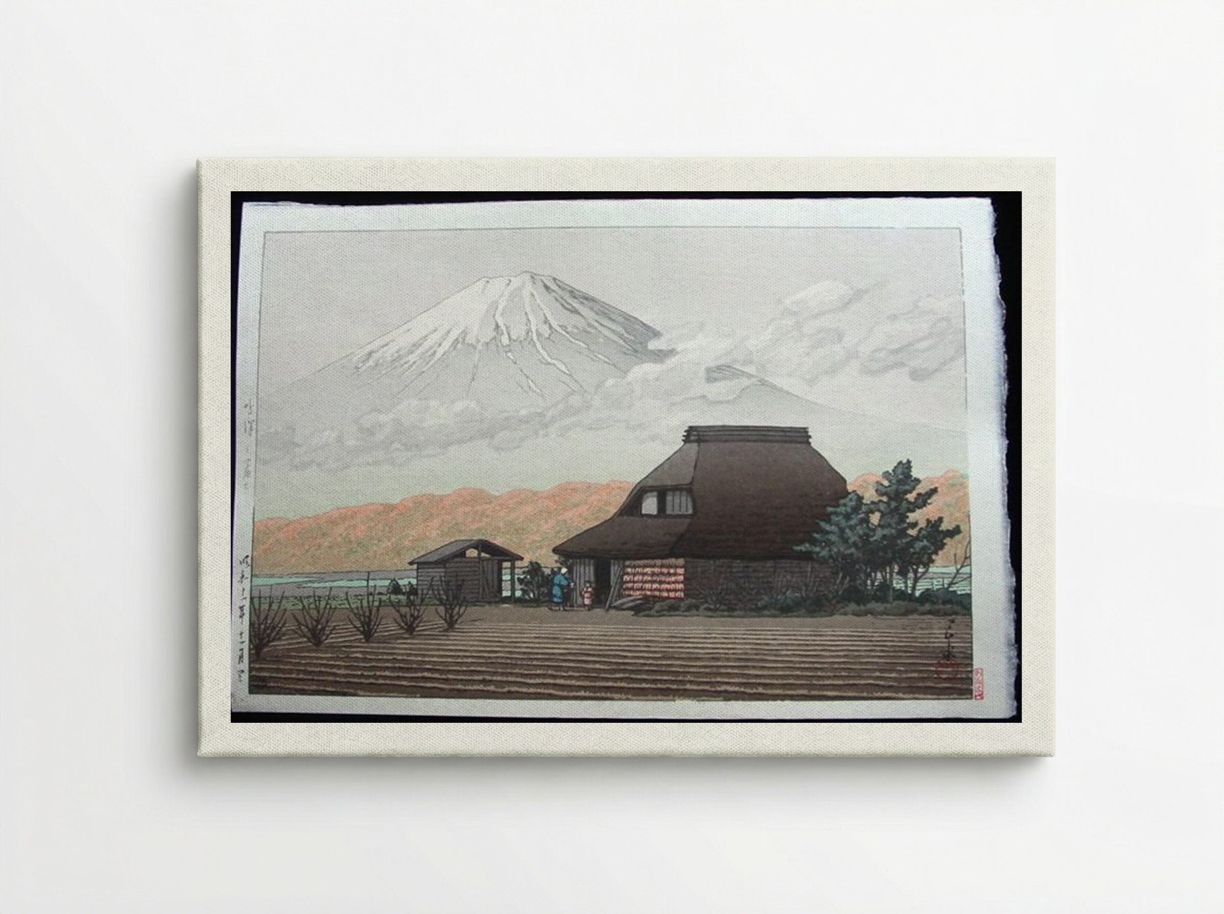 Mount Fuji from Narusawa in Autumn - Hasui Kawase - Canvas