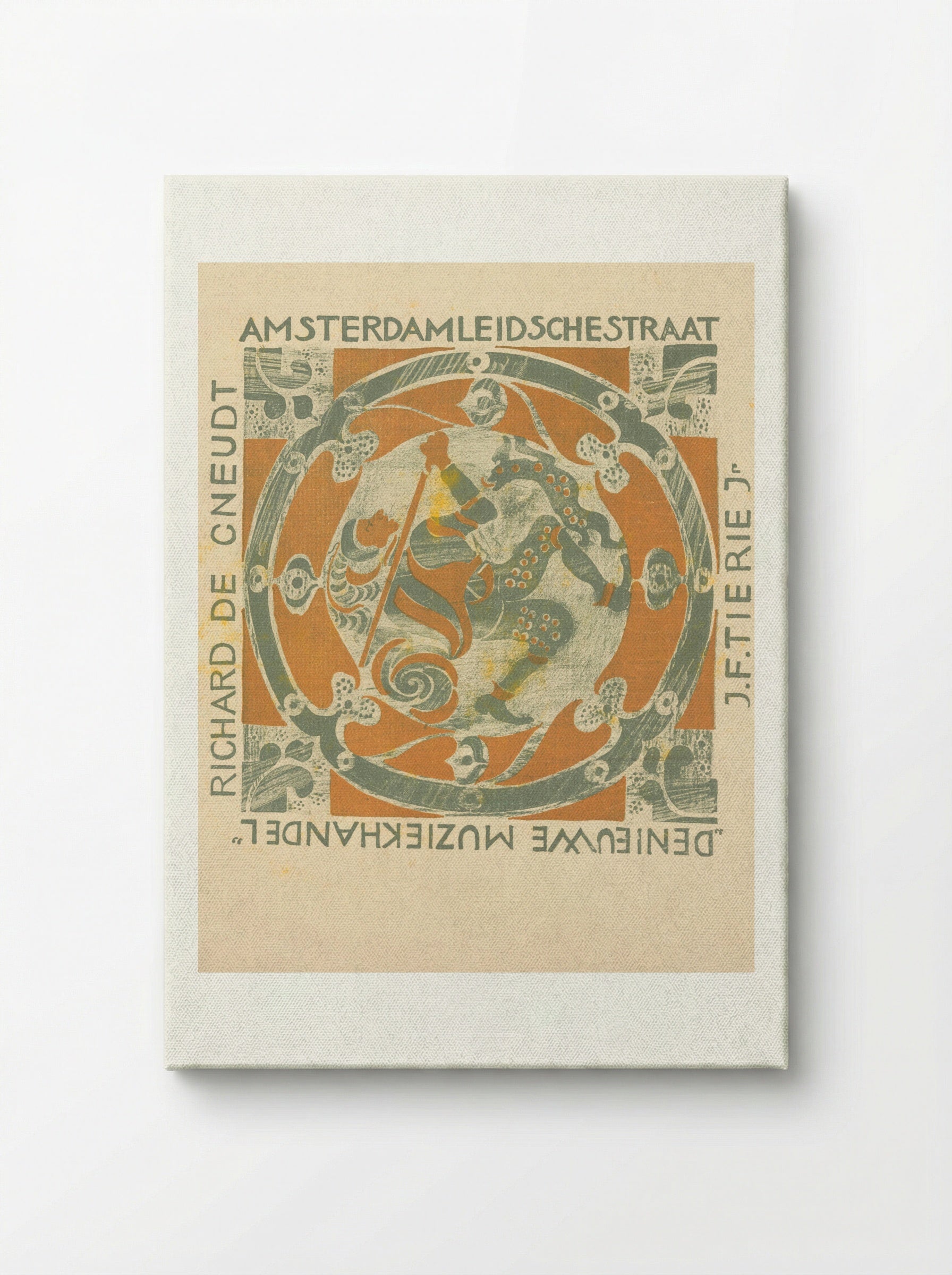 Omslag van muziekstuk 't Koningskind - Carel Adolph Lion Cachet - Canvas