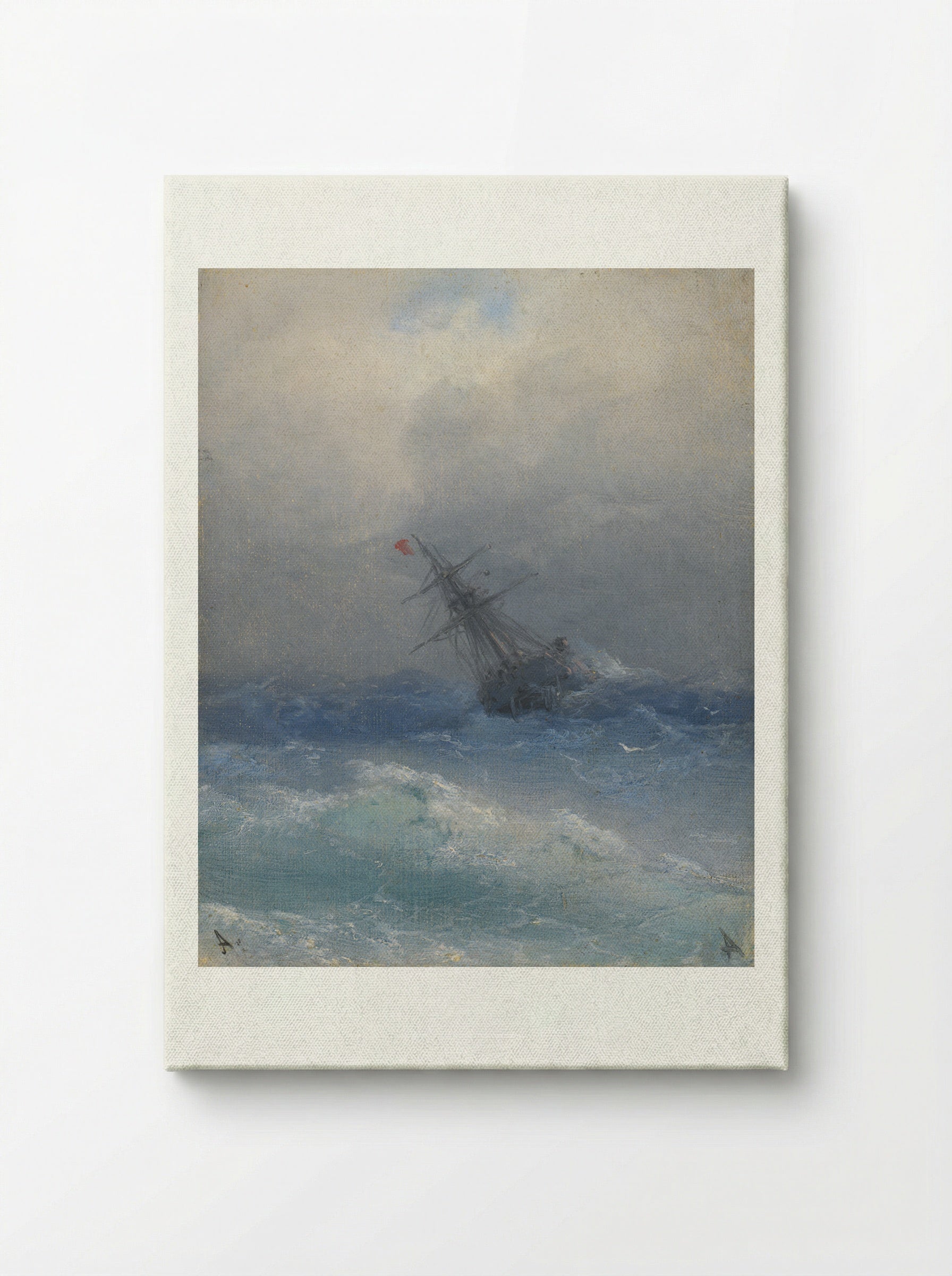 The Shipwreck - Ivan Aivazovsky - Canvas