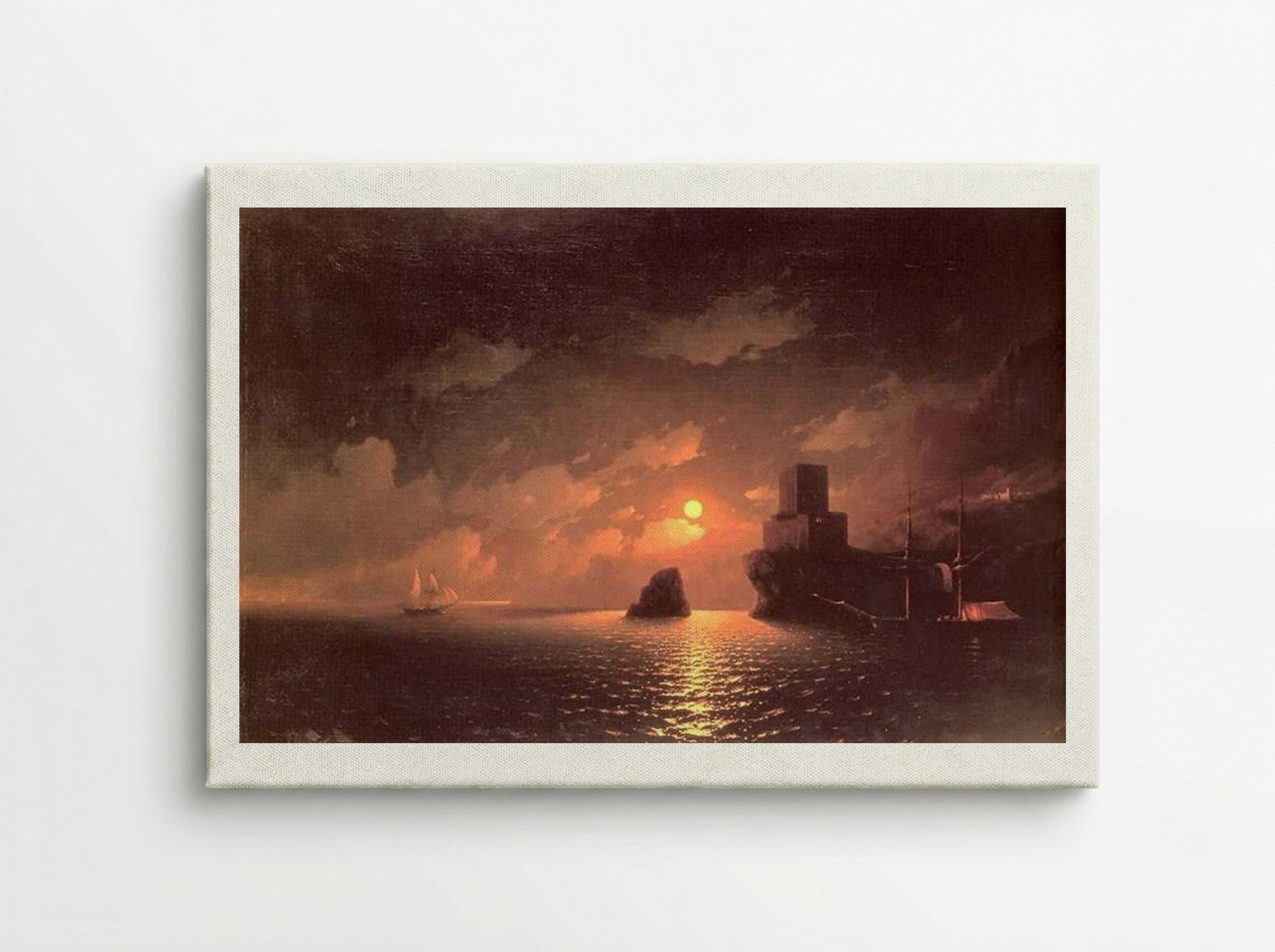 Lunar Night - Ivan Aivazovsky - Canvas