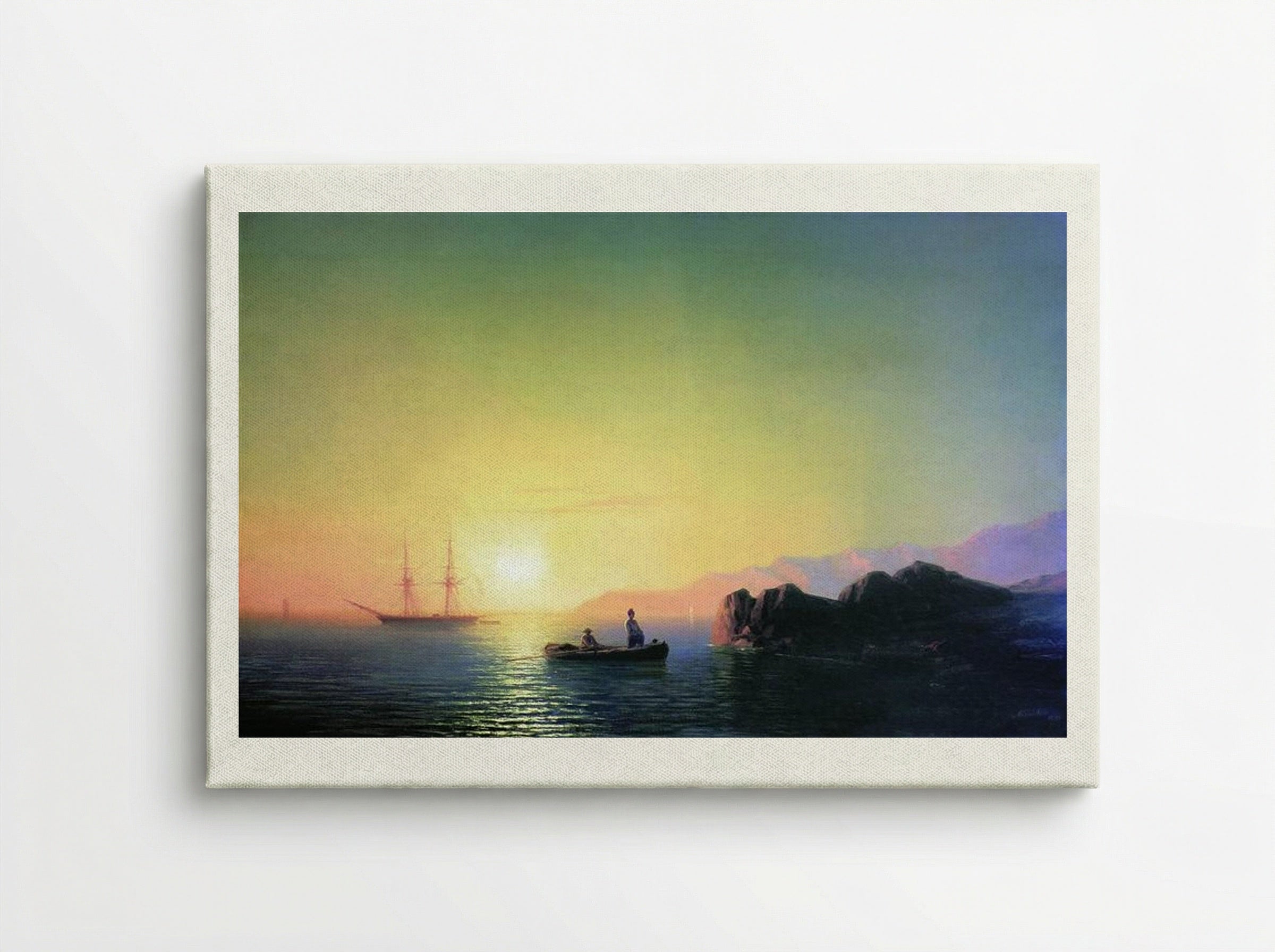 Sunset at the Crimean Coast - Ivan Aivazovsky - Canvas