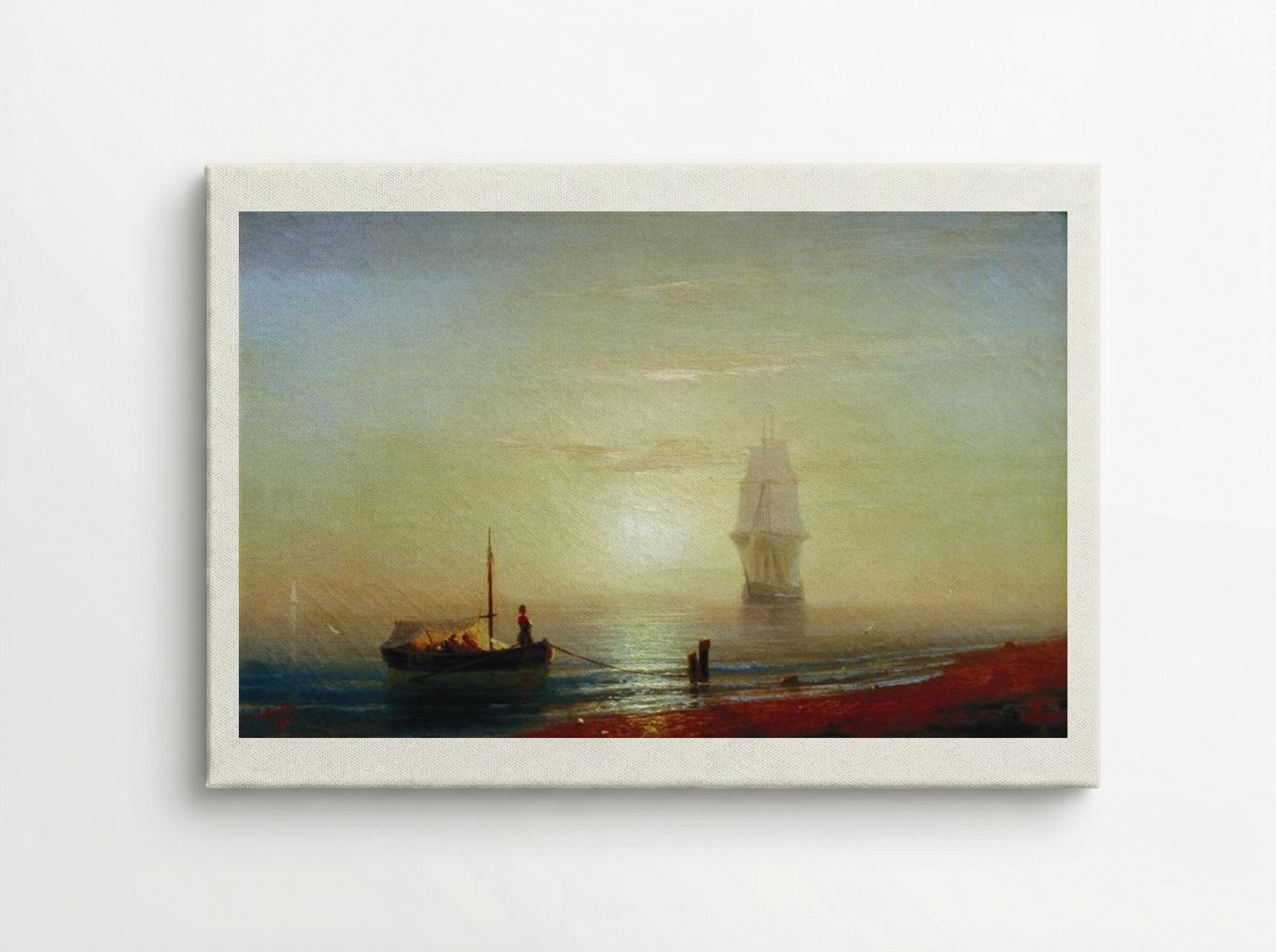 The Sunset on the Sea - Ivan Aivazovsky - Canvas