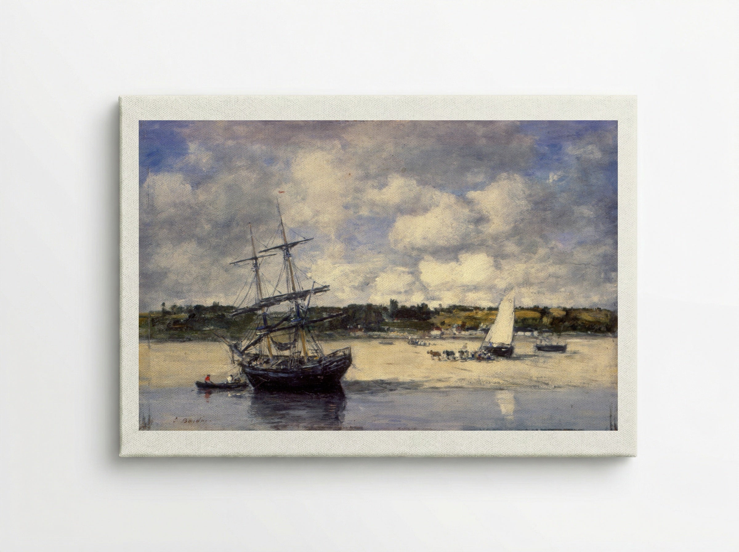 Portrieux - Eugène Boudin - Canvas