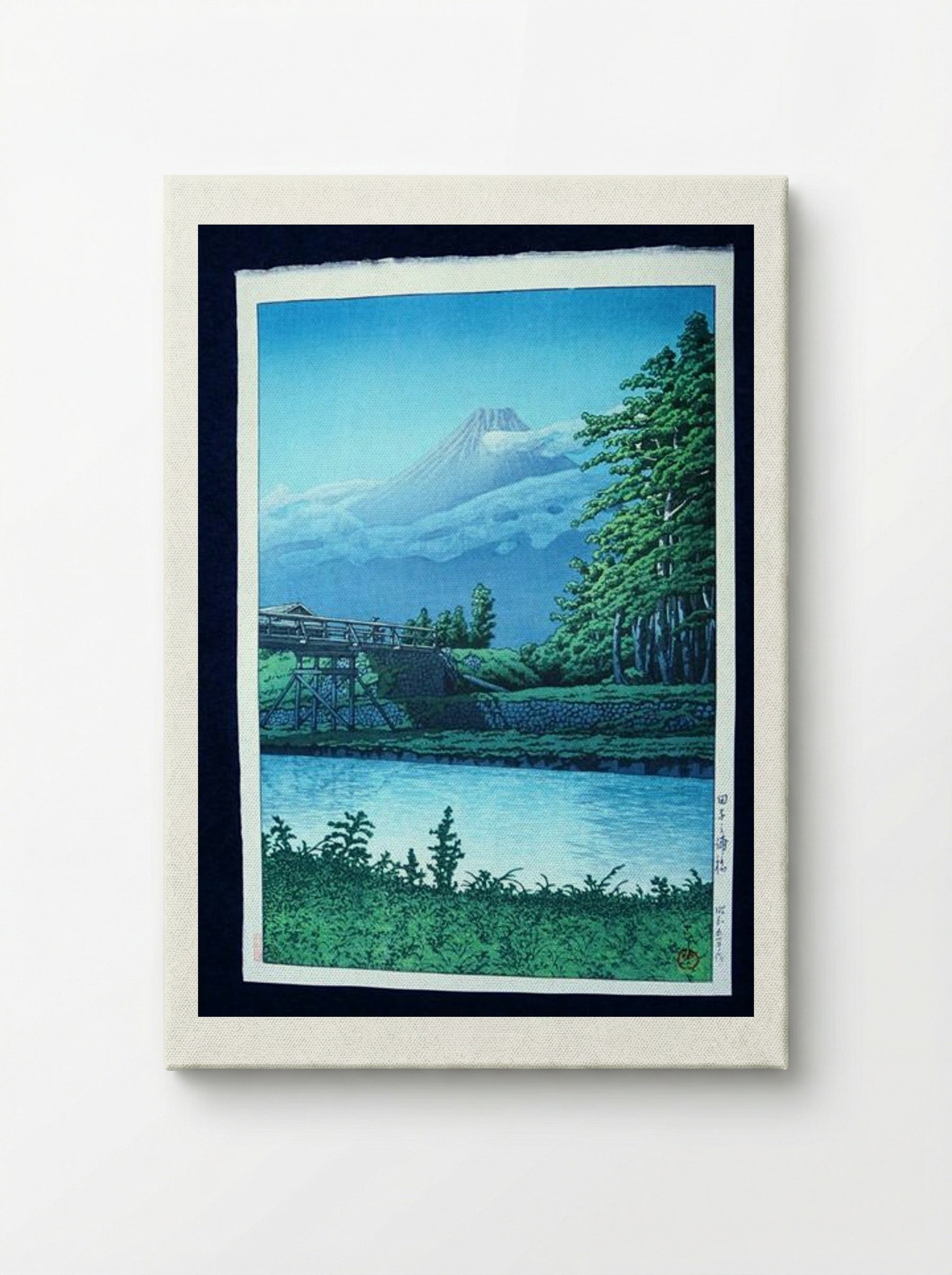 Mount Fuji from Taganora Bridge - Hasui Kawase - Canvas