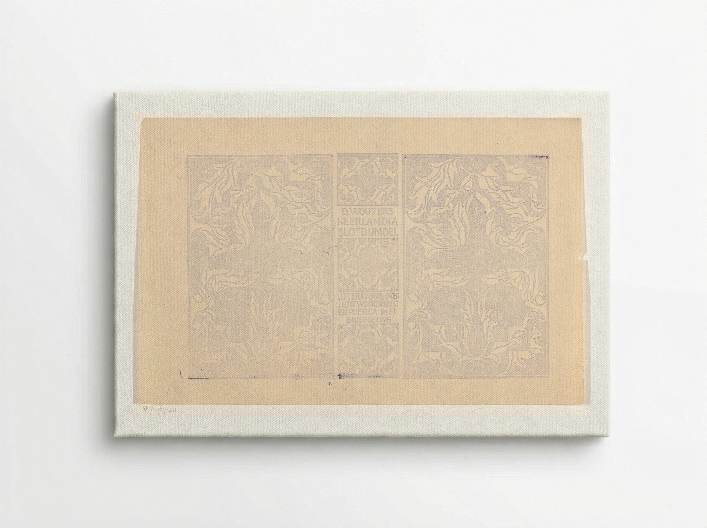 Omslagontwerp voor: D. Wouters, Neerlandia - Carel Adolph Lion Cachet - Canvas