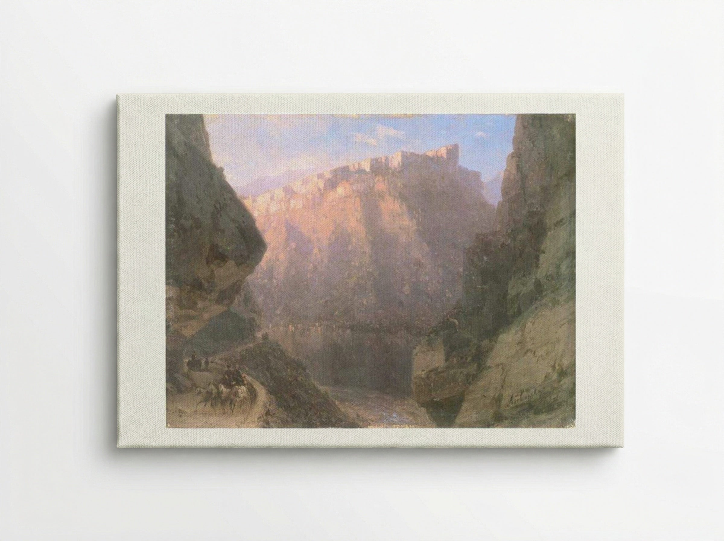 The Daryal Canyon - Ivan Aivazovsky - Canvas