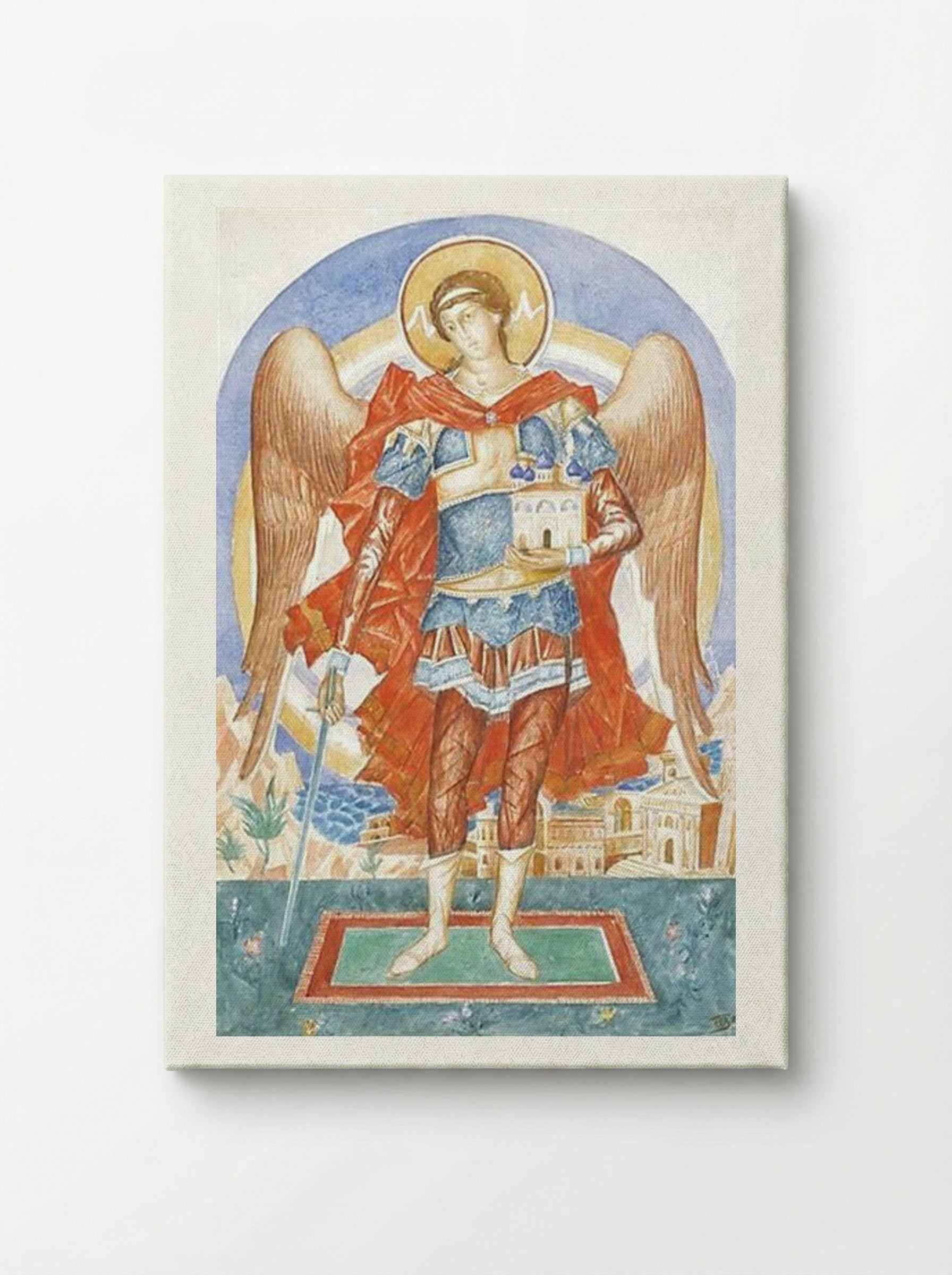Archangel Michael - Kuzma Petrov-Vodkin - Canvas
