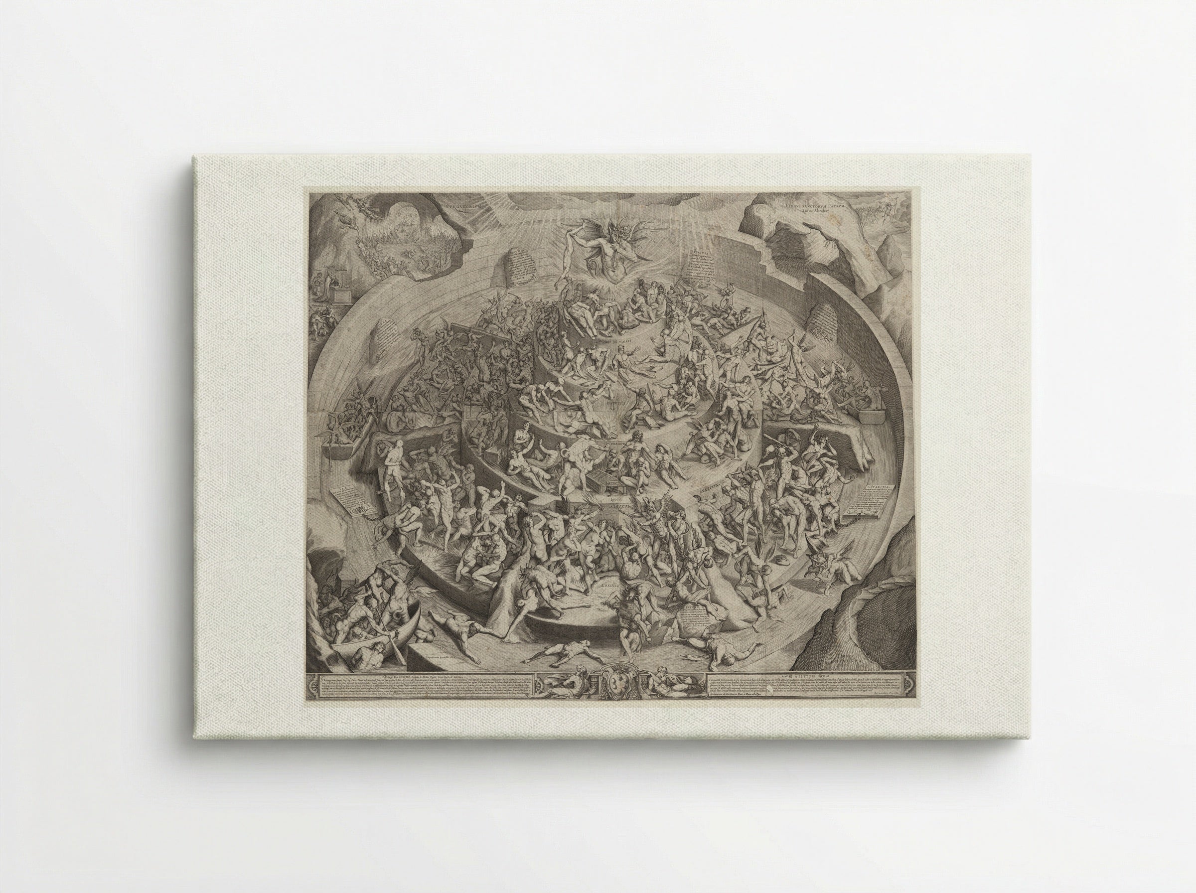 The Inferno According to Dante - Jacques Callot - Canvas
