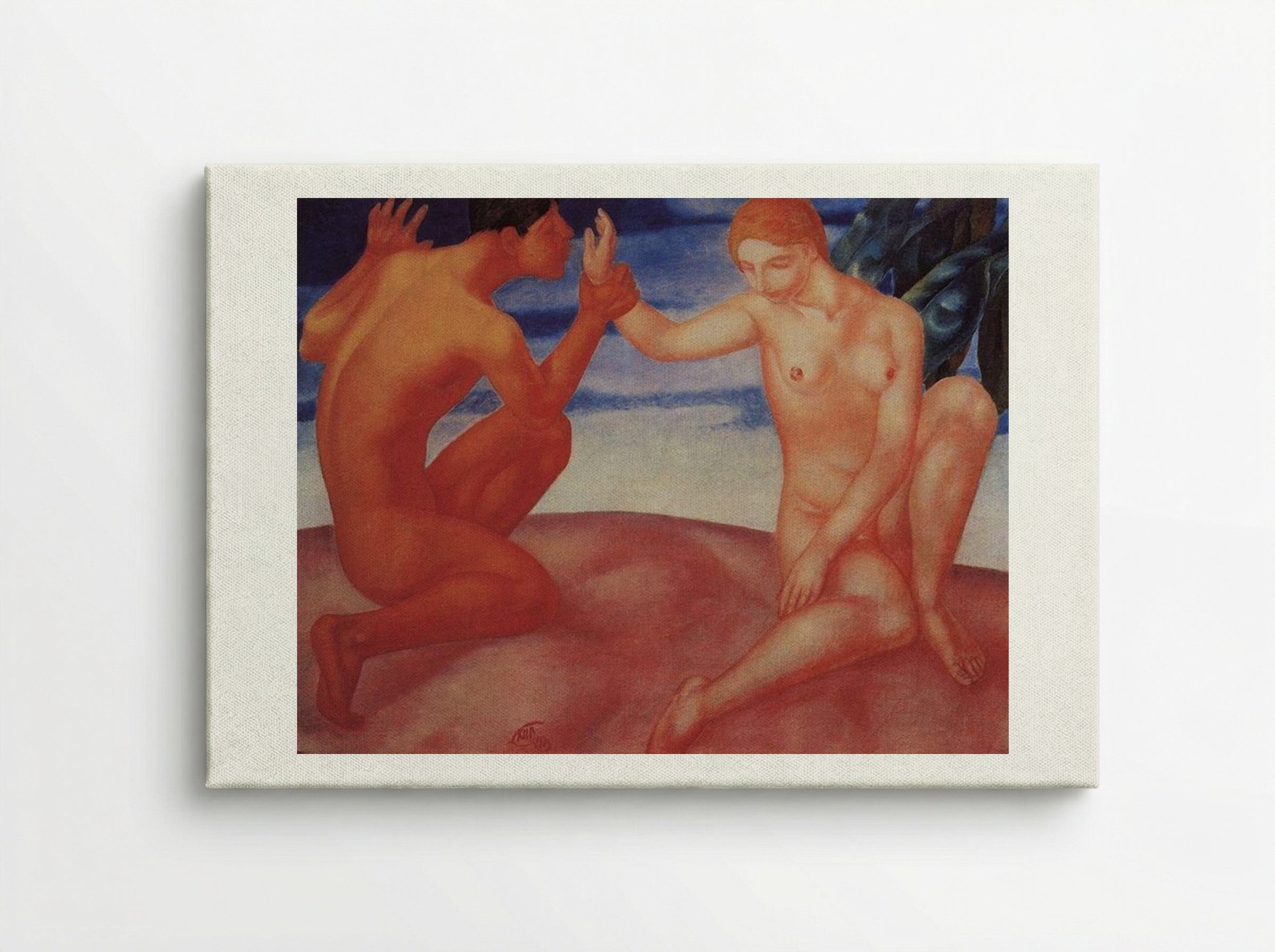 Youth (Kiss) - Kuzma Petrov-Vodkin - Canvas