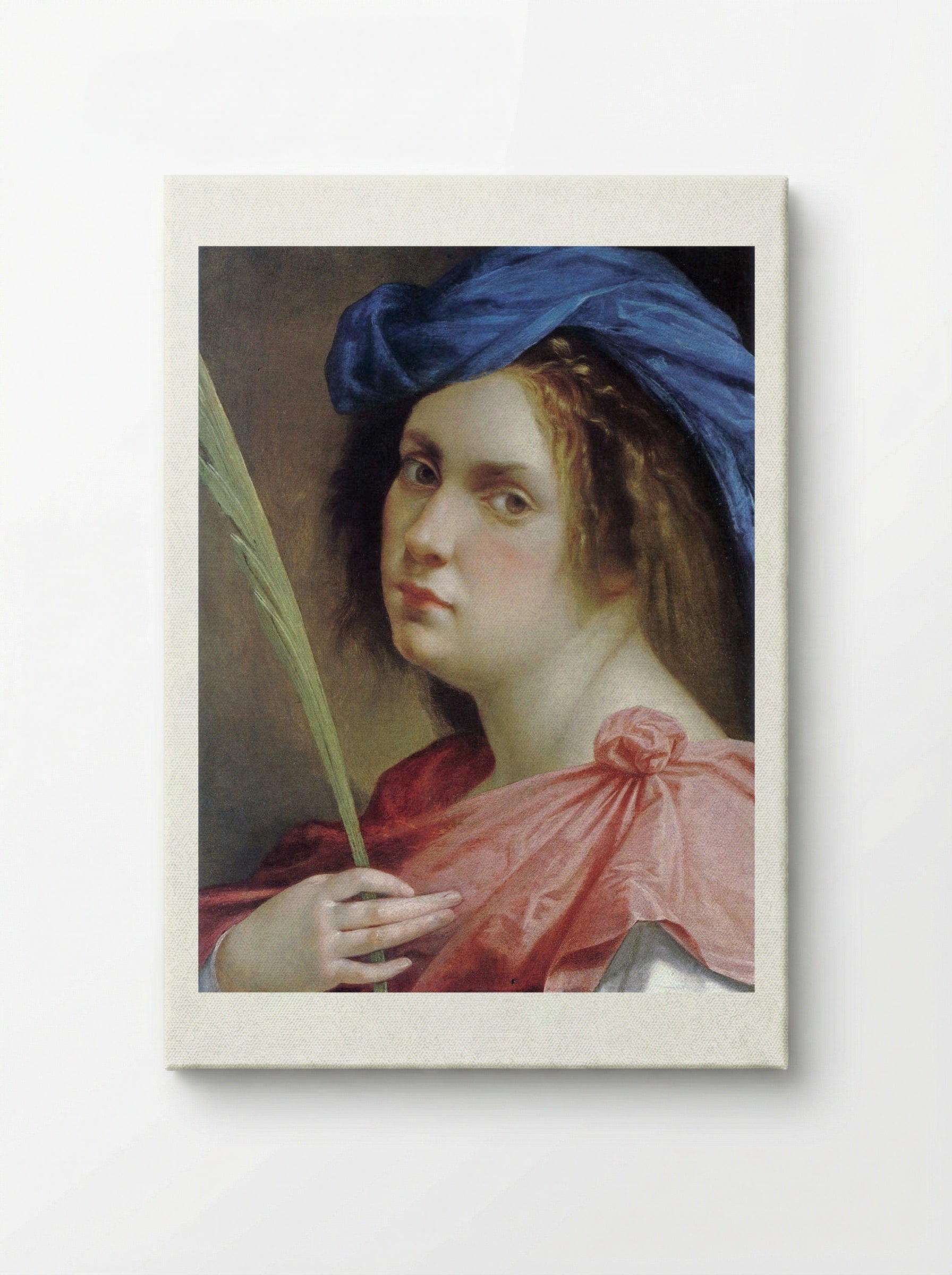 Self-portrait as a Female Martyr - Artemisia Gentileschi - Canvas
