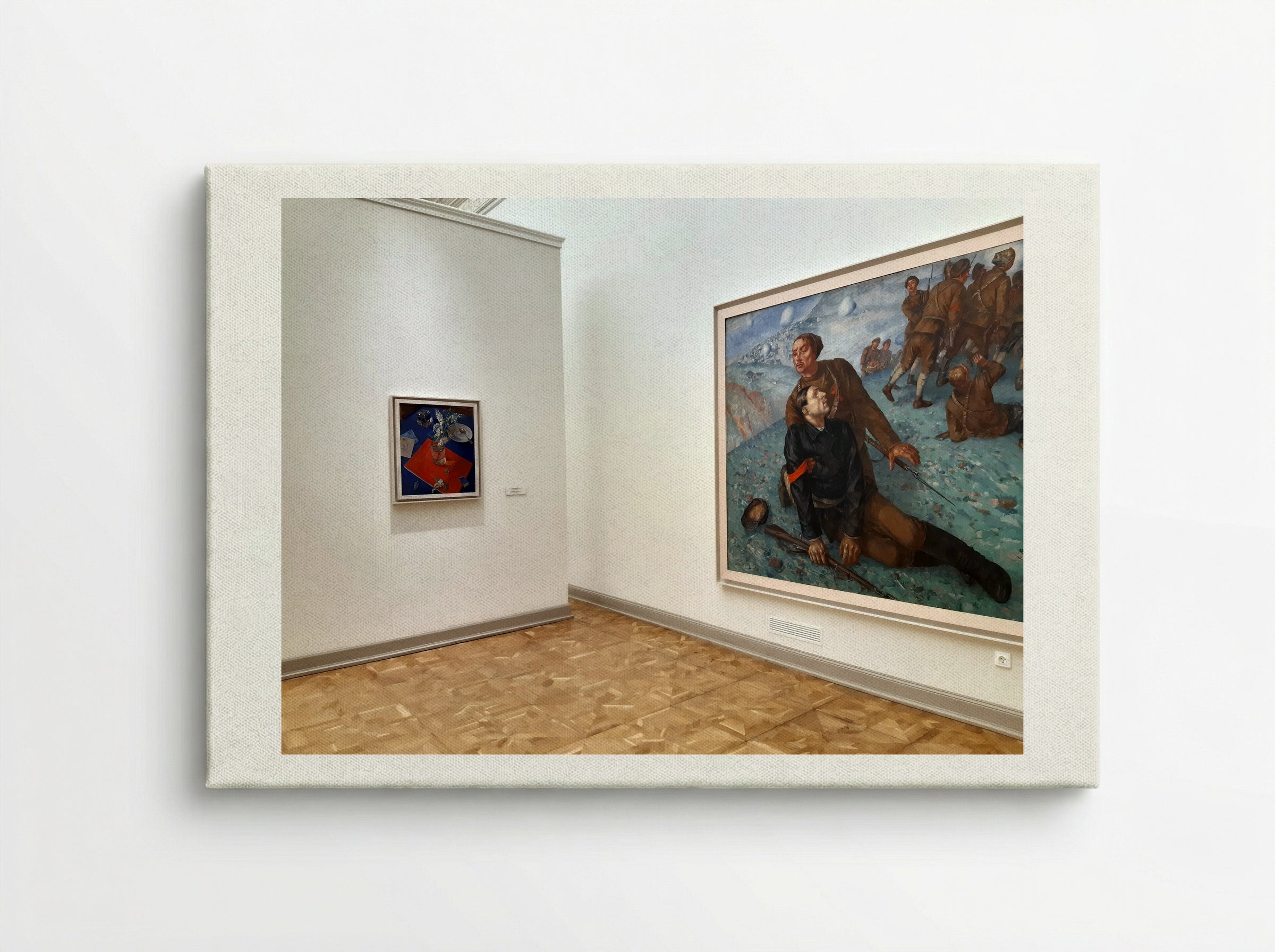 Death of a Commissar - Kuzma Petrov-Vodkin - Canvas
