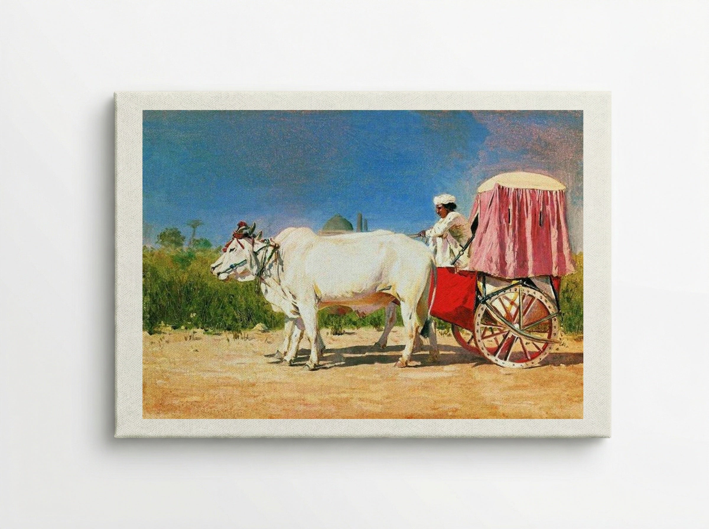 Vehicle in Delhi - Vasily Vereshchagin - Canvas