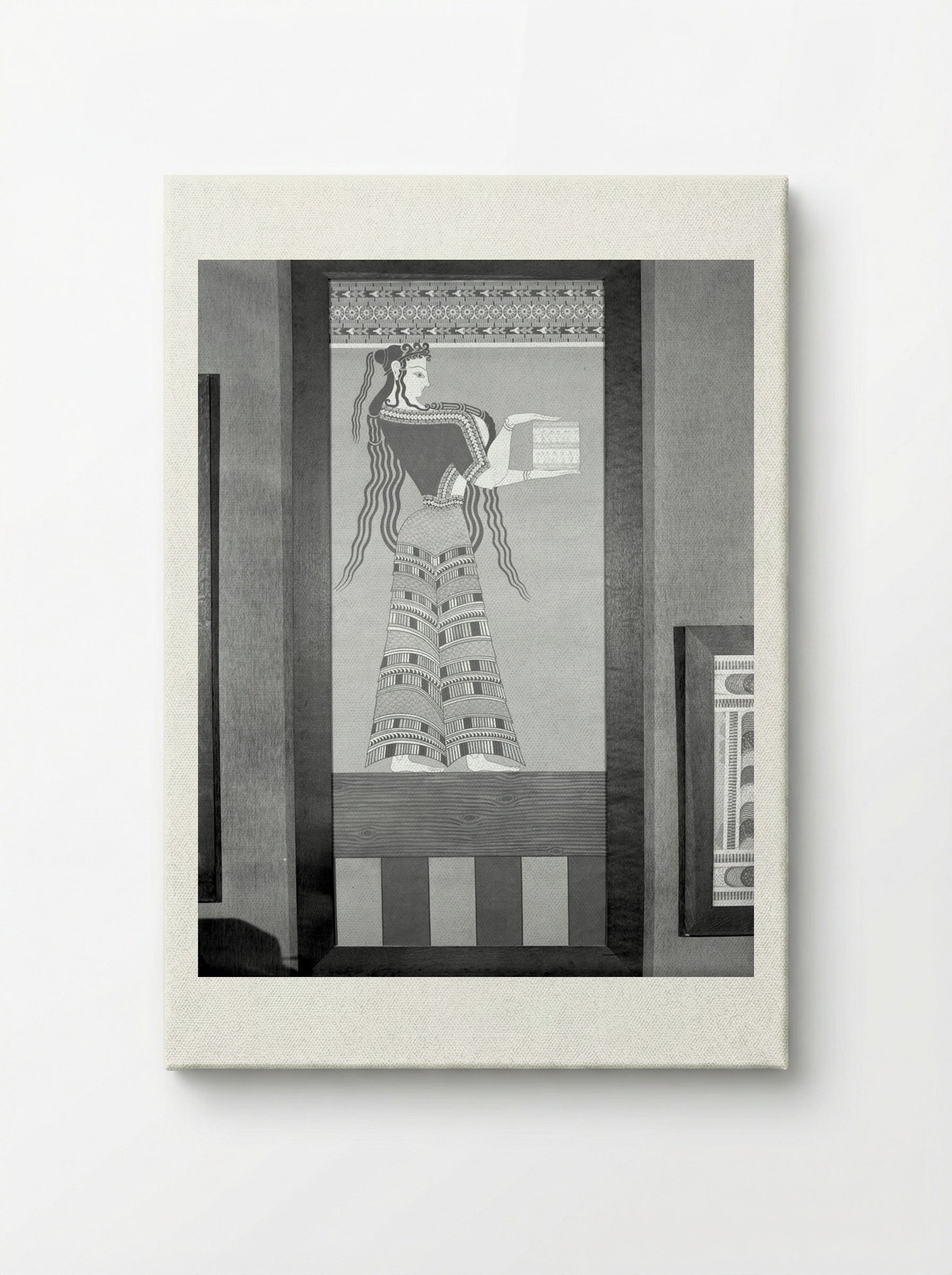Woman Carrying a Casket - Fine Art Print - Canvas