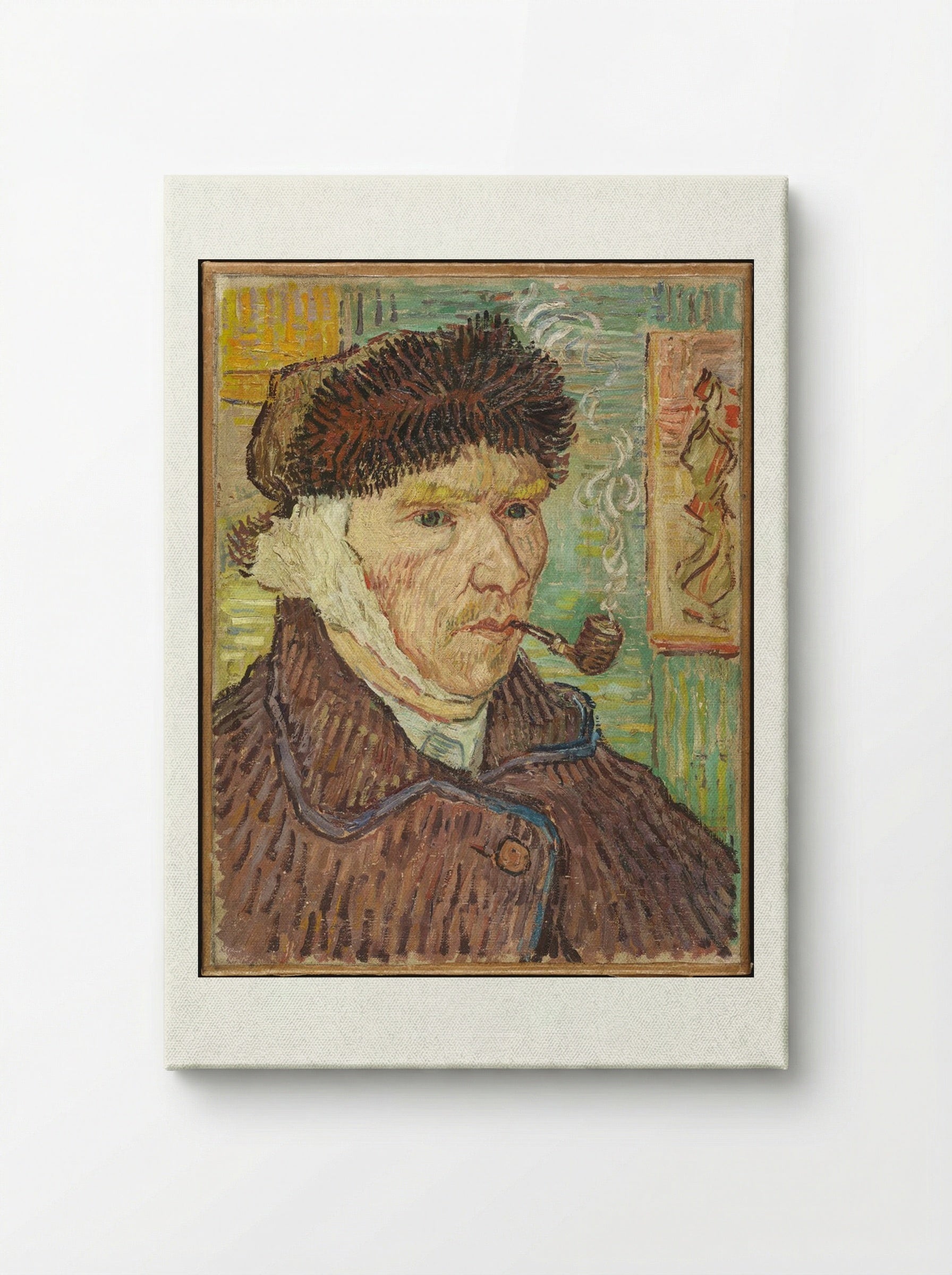 Self-Portrait with Bandaged Ear - Vincent van Gogh - Canvas